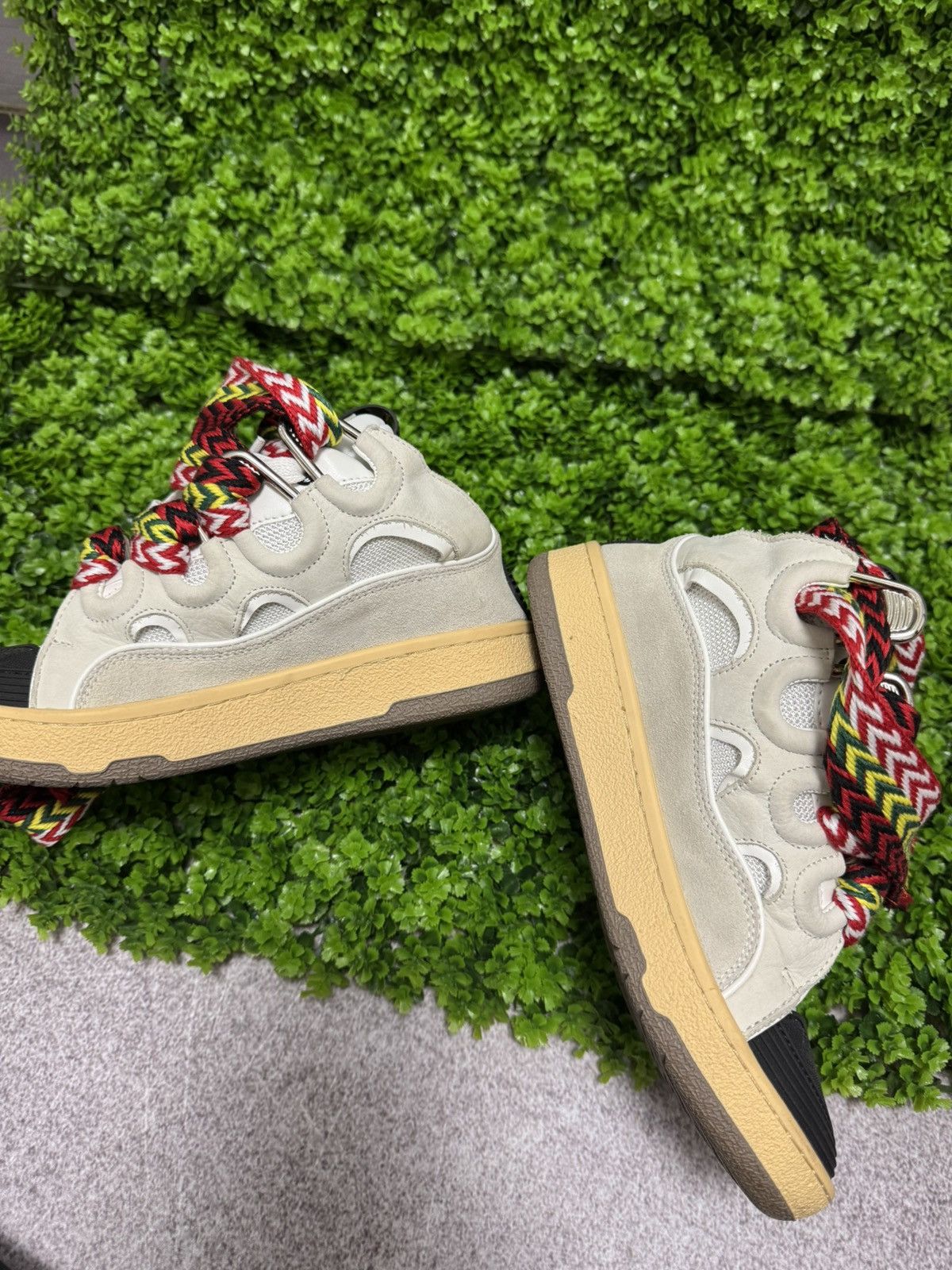 Lanvin Lanvin Curb Sneakers - Size 38/8 Size US 8 / IT 38 - 12 Thumbnail
