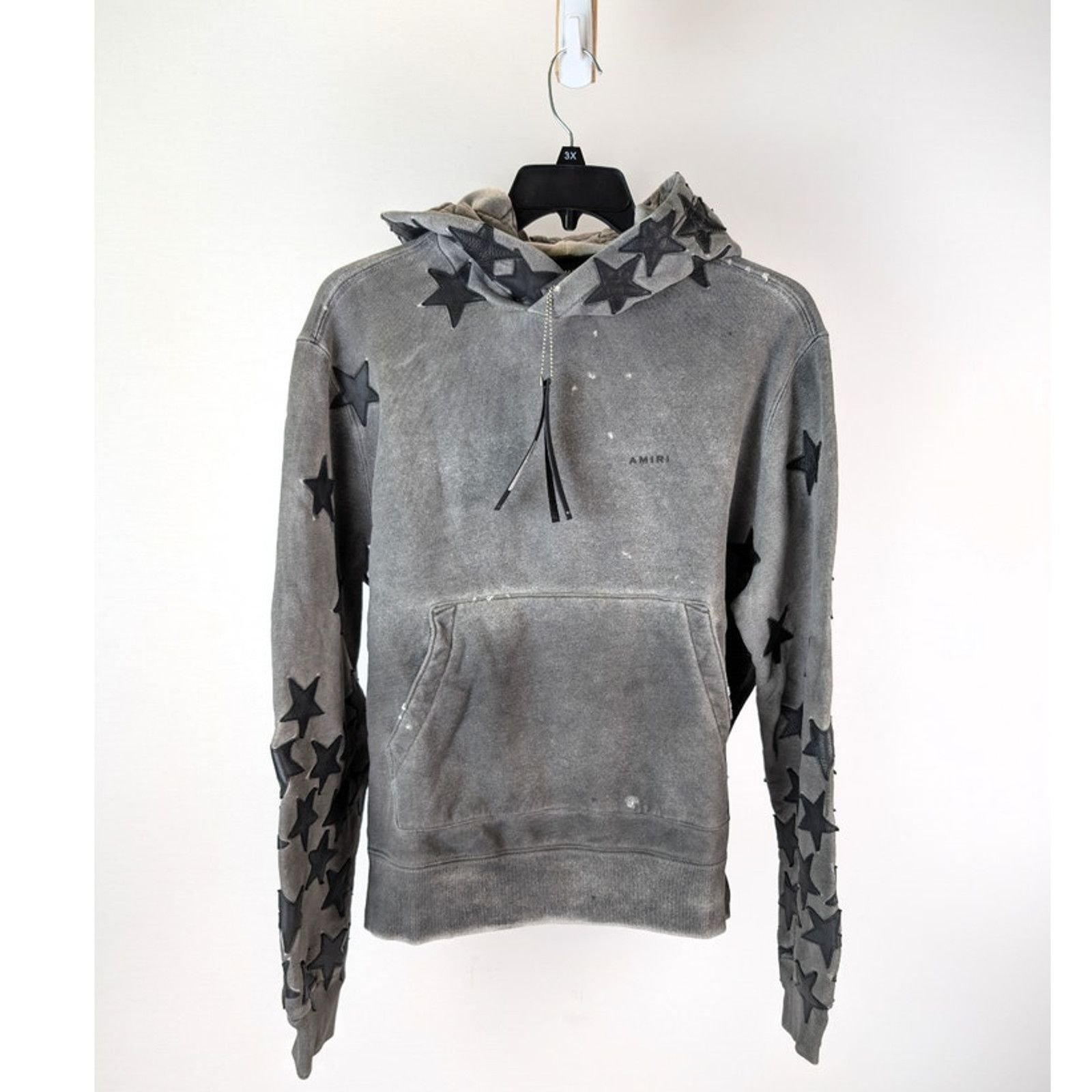 Amiri o1rshd1 Chemist Star Hoodie Heather in Grey Size US XL / EU 56 / 4 - 1 Thumbnail