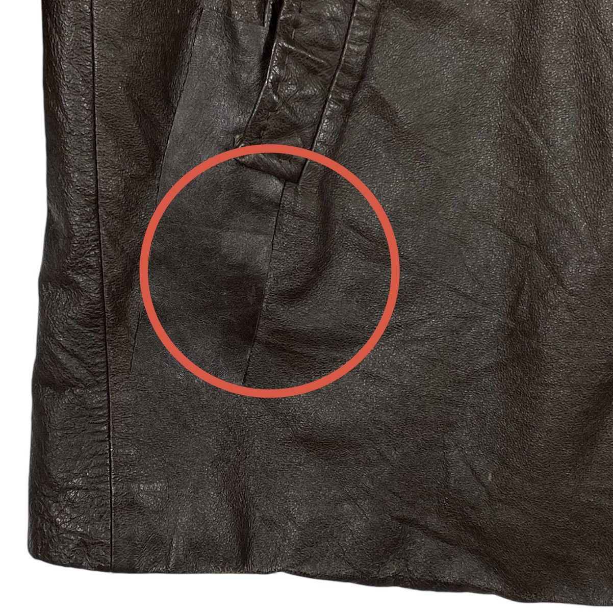 Yuji Yamada Vintage HIMSELF Yuji Yamada Cowhide Leather Coat Size US L / EU 52-54 / 3 - 5 Thumbnail