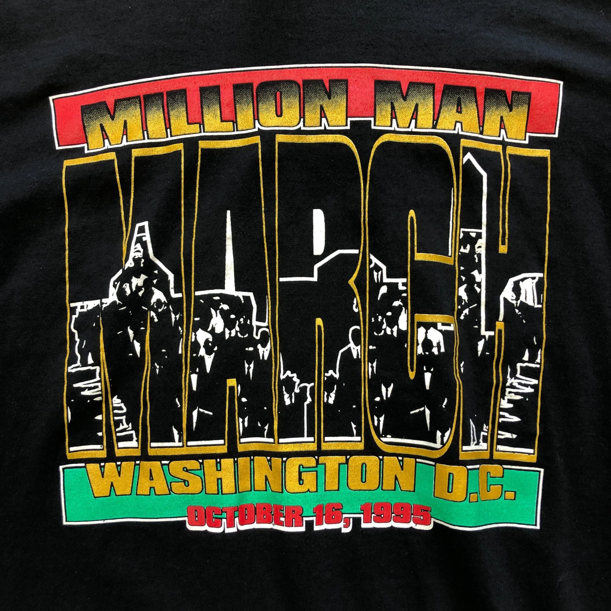 Vintage Vintage Motown Cafe Million Man March Washington DC 1995 Size US XL / EU 56 / 4 - 2 Thumbnail