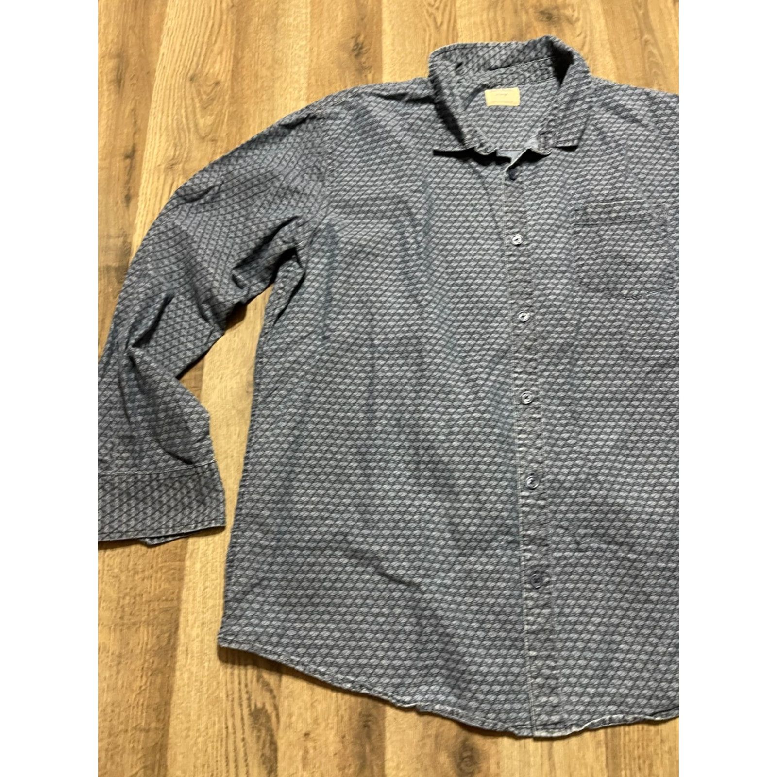 Vintage Method Shirt Men’s XL Blue Button Up Long Sleeve Pocket Shirt Size US XL / EU 56 / 4 - 3 Thumbnail