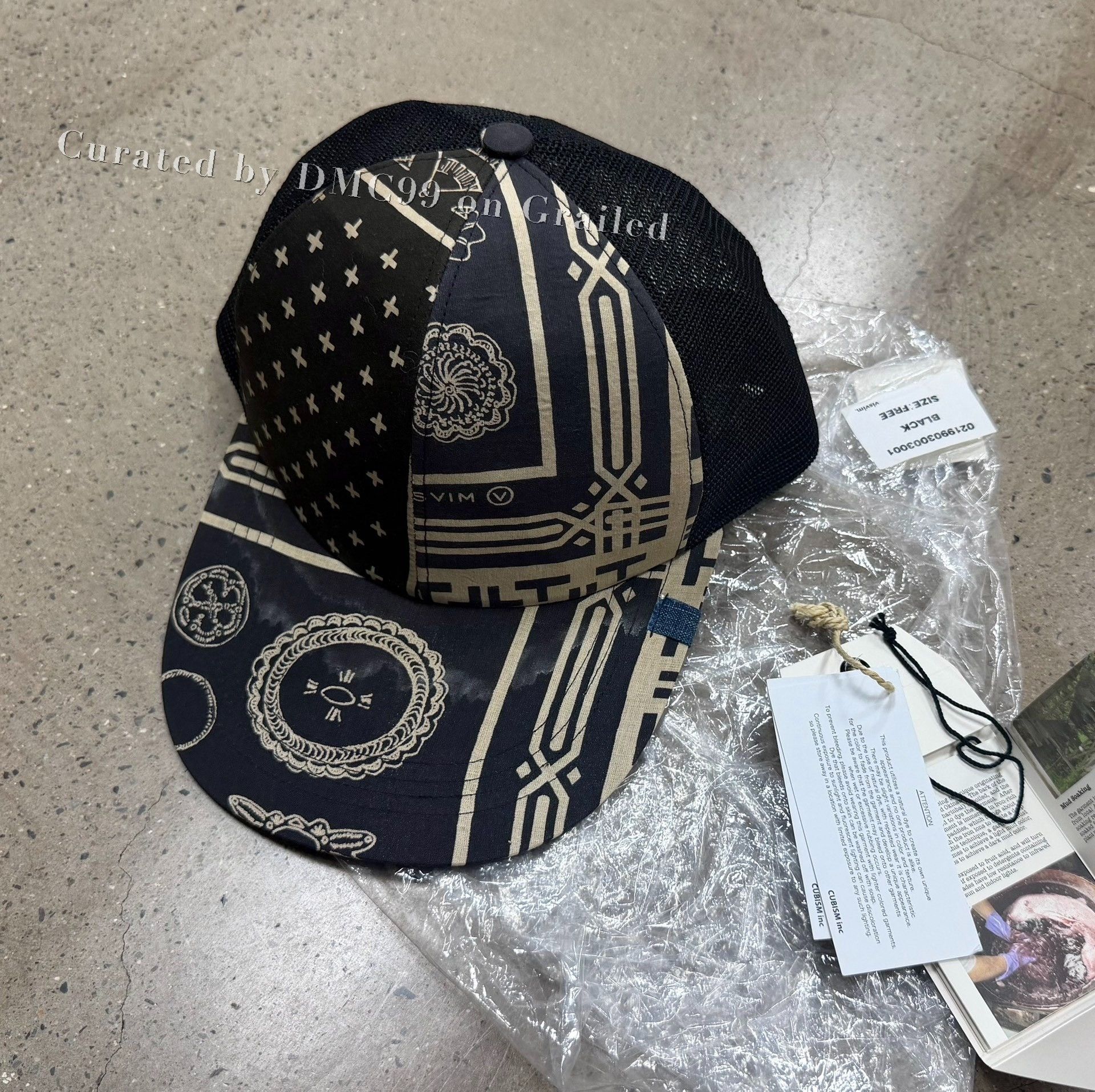 visvim ICT 19SS GOODYEAR CAP BANDANA 黒 Visvim VISVIM 19SS ICT GOODYEAR CAP | Grailed