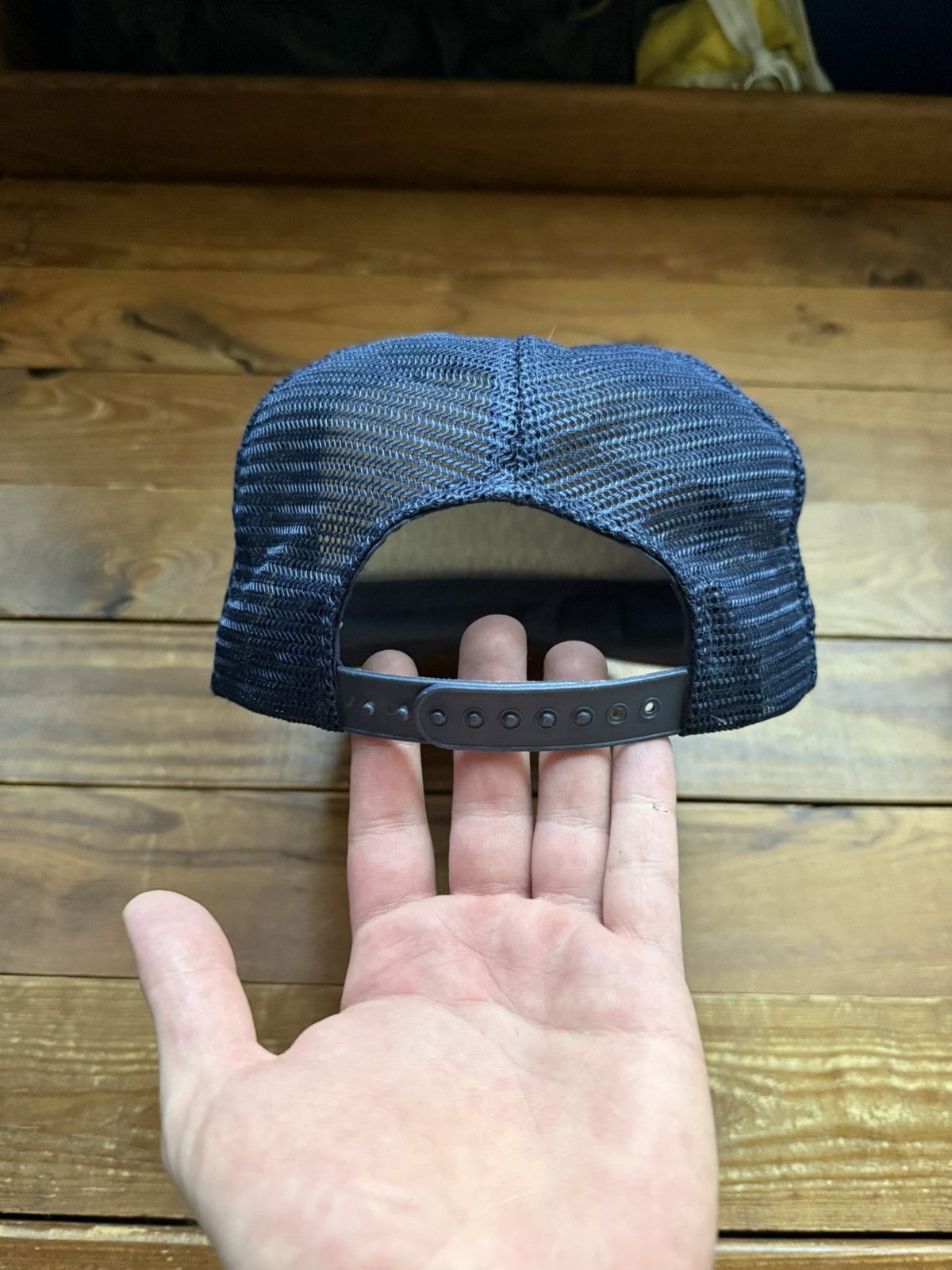 Sony Vintage 90s Sony Handycam Blue Mesh Trucker Hat Size ONE SIZE - 2 Thumbnail