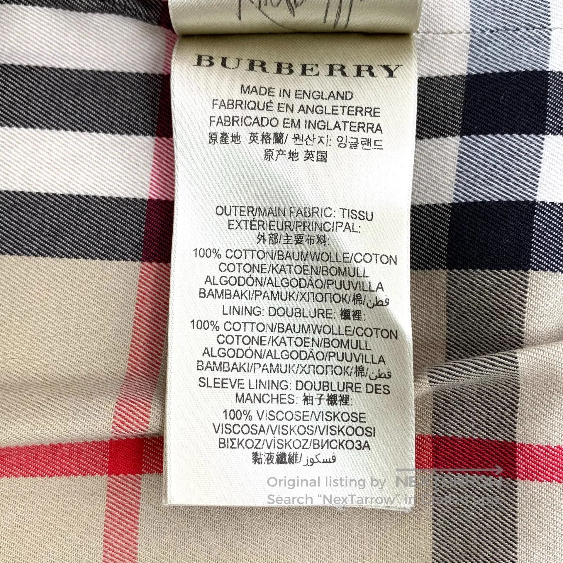Burberry Burberry Brown Cotton Reversible Collar Double Breasted Lo Size S / US 4 / IT 40 - 8 Thumbnail