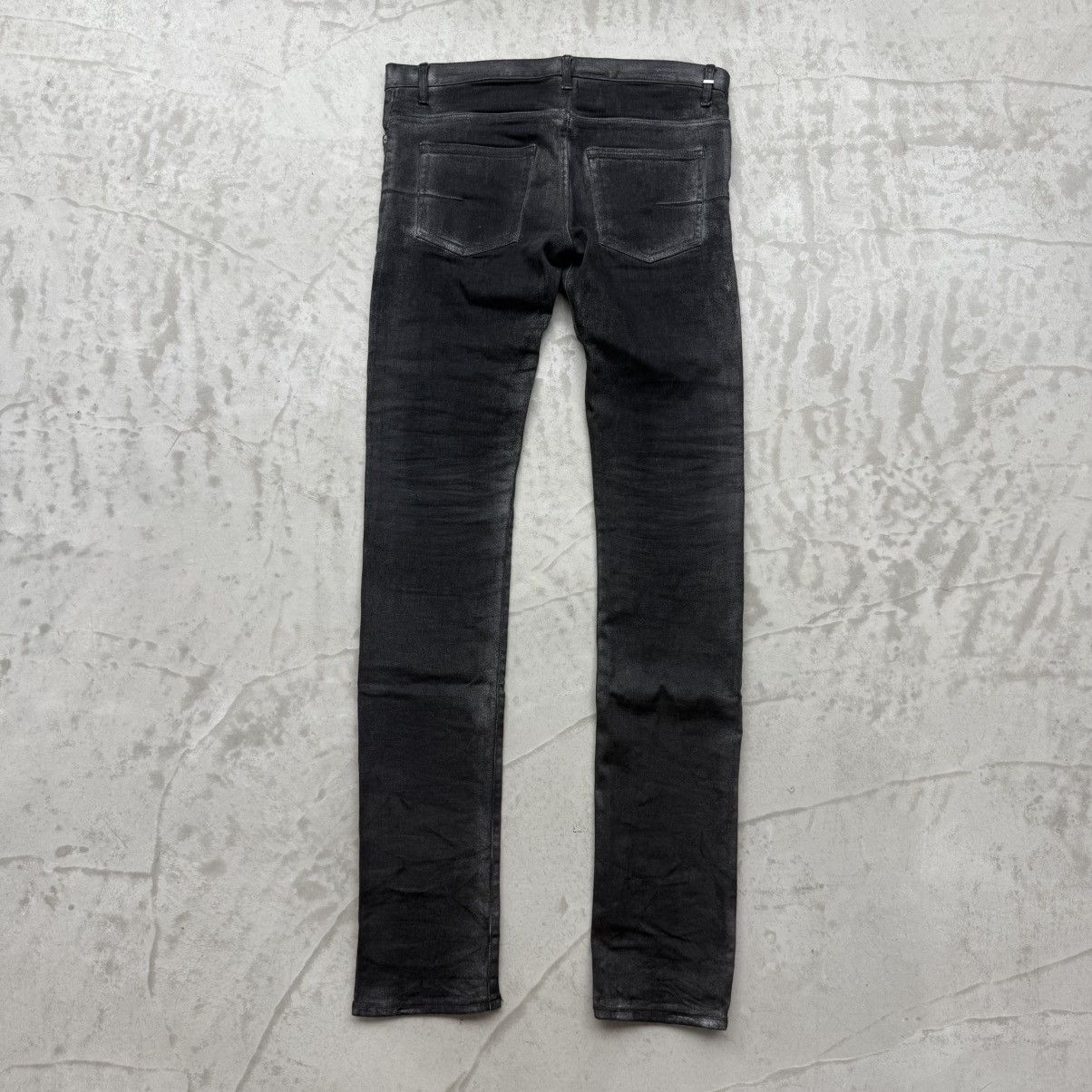 Dior Dior Homme Silver Glitter Black Jeans Size US 32 / EU 48 - 2 Thumbnail