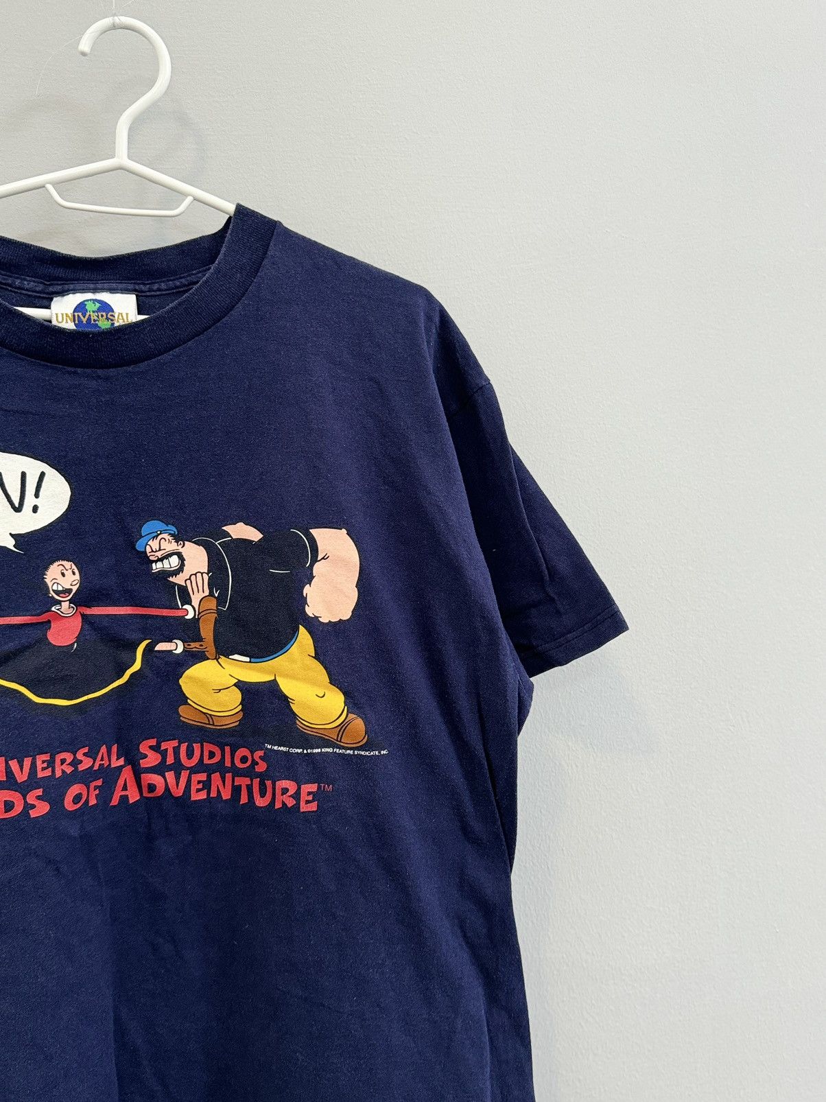 Cartoon Network × DC × Disney Vintage 90's Universal Studio Islands T Shirt Popeye Large Size US L / EU 52-54 / 3 - 3 Thumbnail