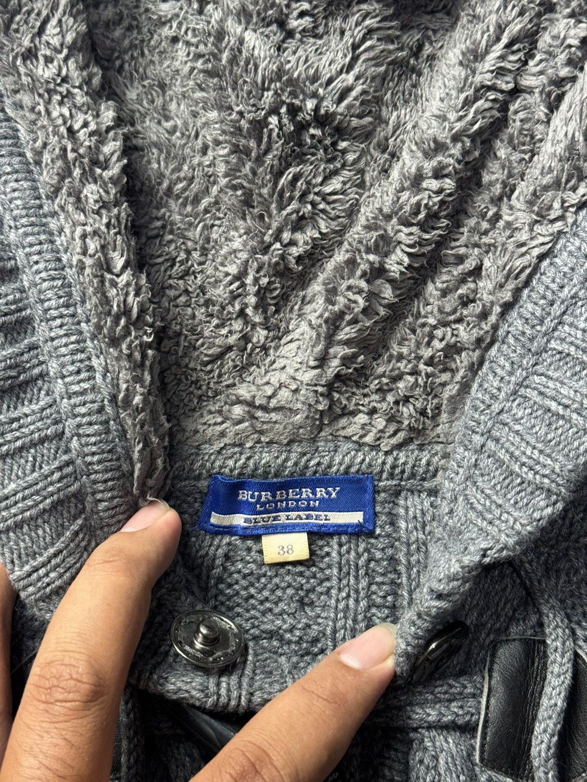 Burberry Burberry Cable Hoodie Knit Size M / US 6-8 / IT 42-44 - 6 Thumbnail