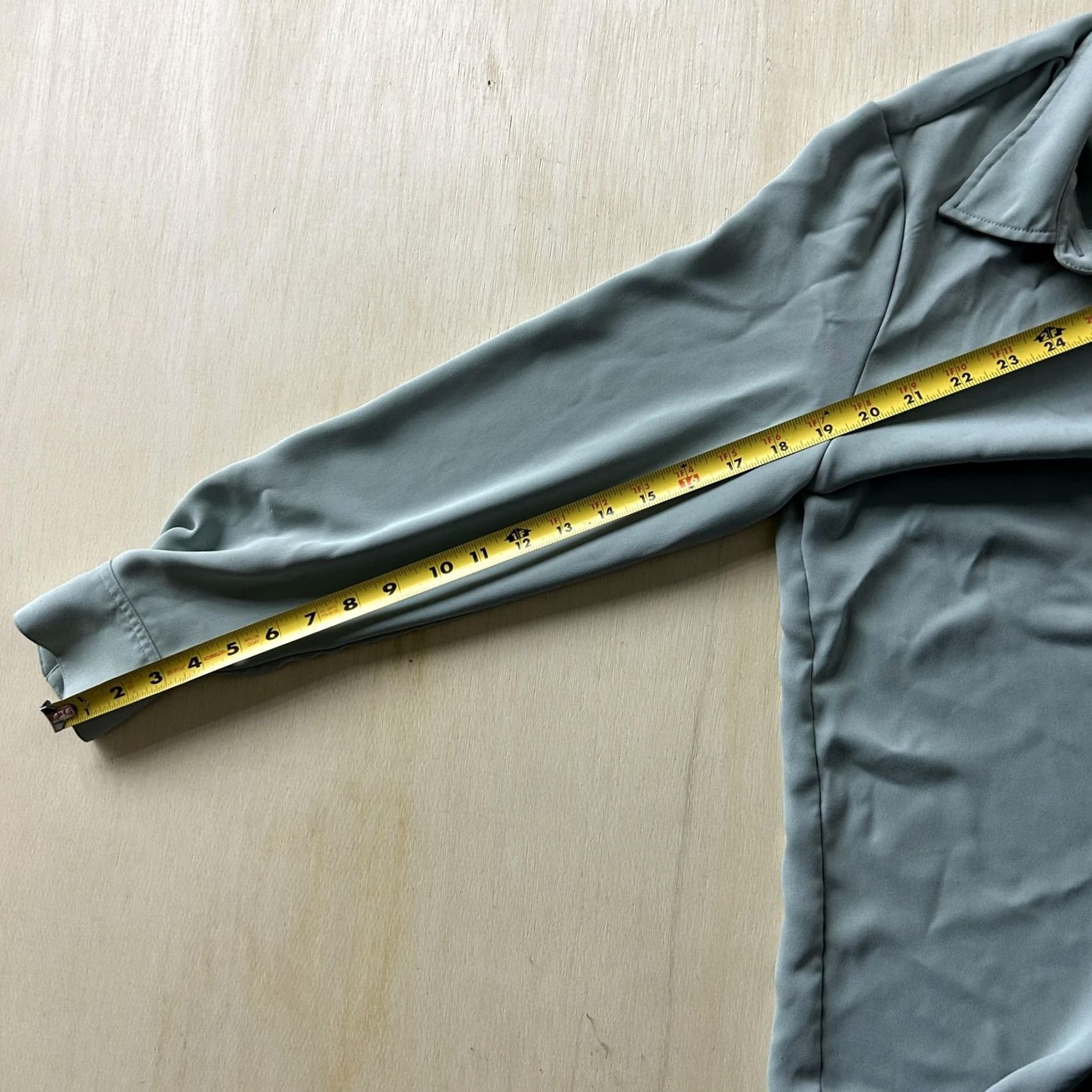Elie Tahari Elie Tahari Shirt Womens M Green Collared Long Sleeve Button-Up Tunic Top Size M / US 6-8 / IT 42-44 - 6 Thumbnail