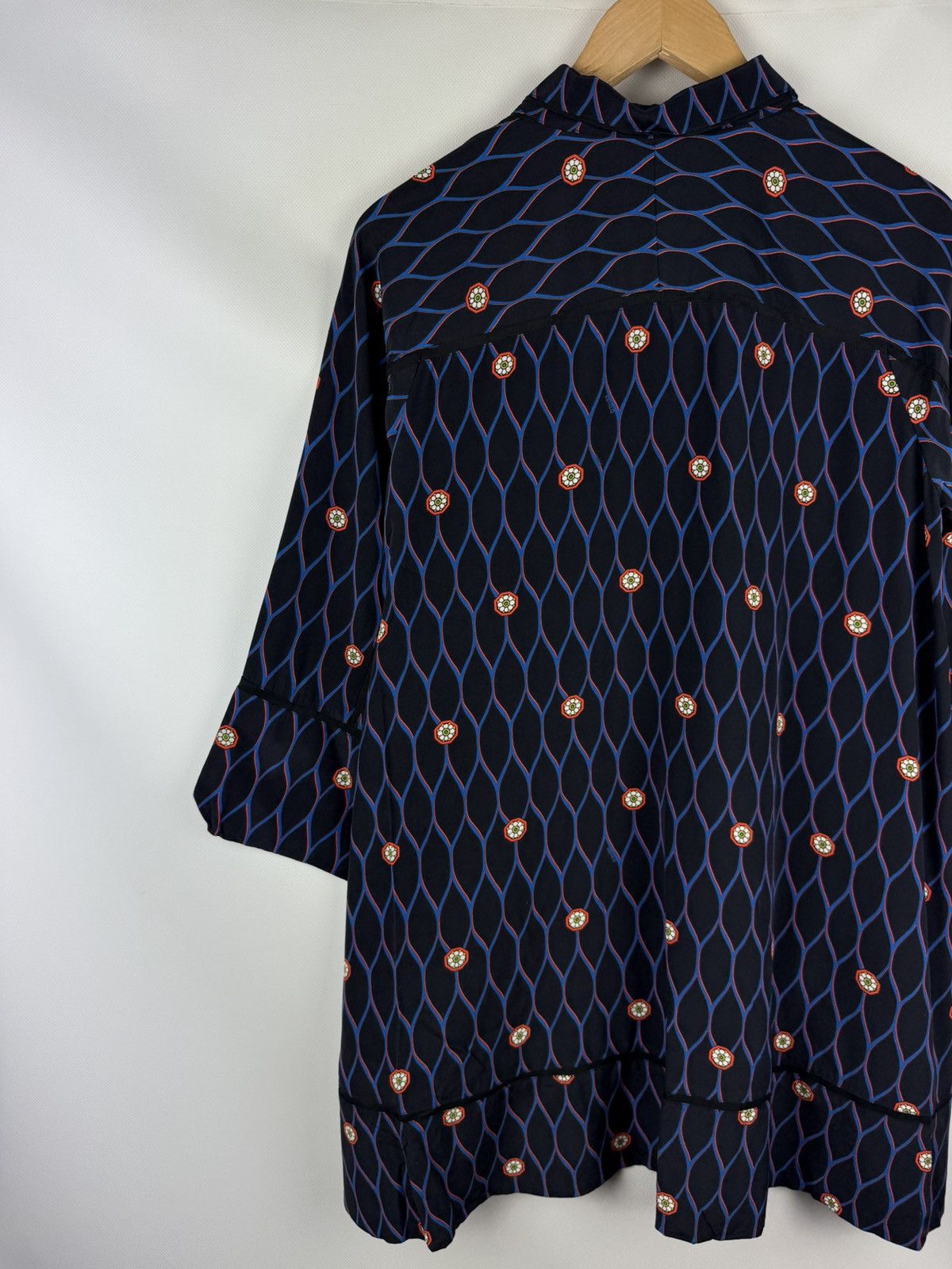 Kenzo Kenzo H&M Ladies Patterned Lagenlook Silk Tunic Blouse Dress Size L / US 10 / IT 46 - 17 Thumbnail