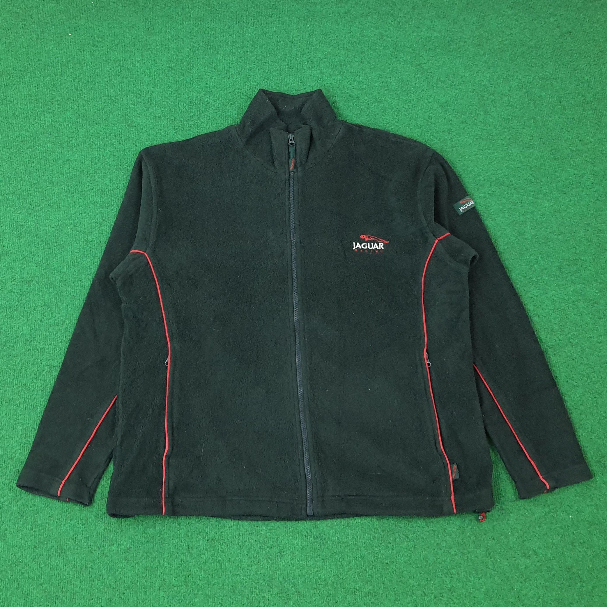 Vintage Vintage Jaguar Racing Outdoor Fleece Jacket C227N10 Size US XL / EU 56 / 4 - 1 Thumbnail