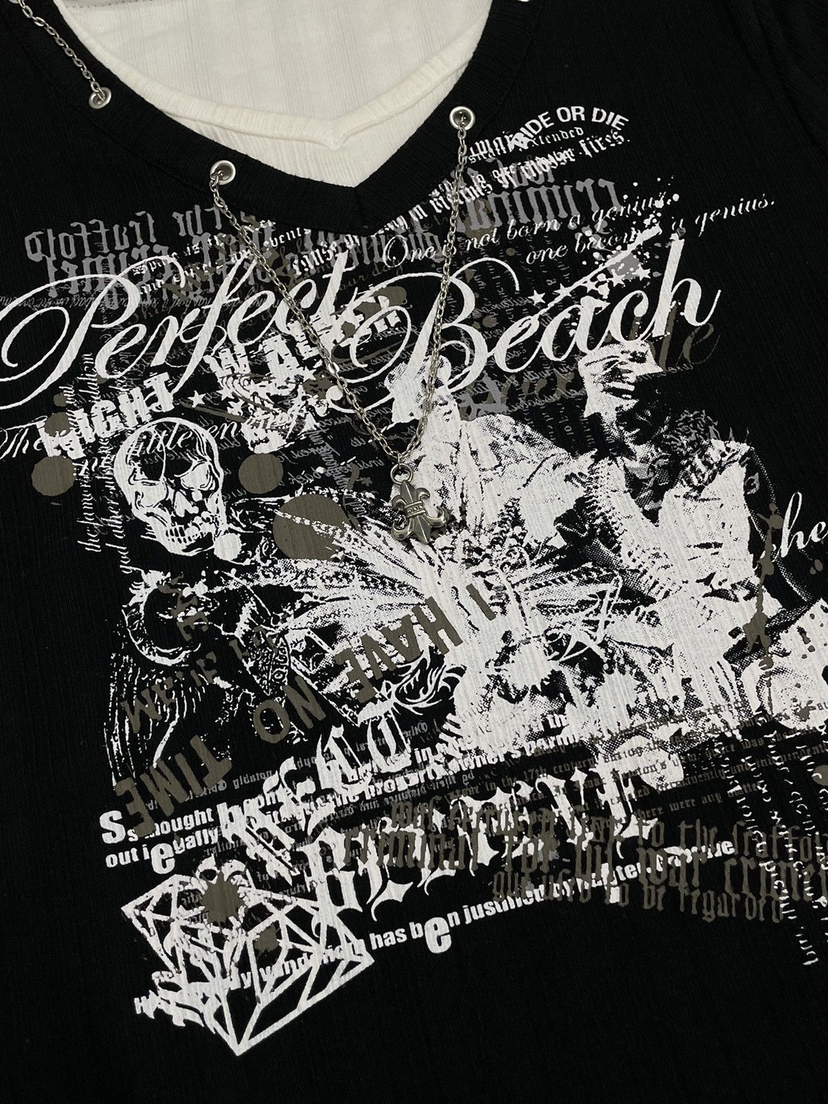 Affliction Body Wave Layered Y2K Bondage Chain Punk Fashion Affliction Size US S / EU 44-46 / 1 - 6 Thumbnail