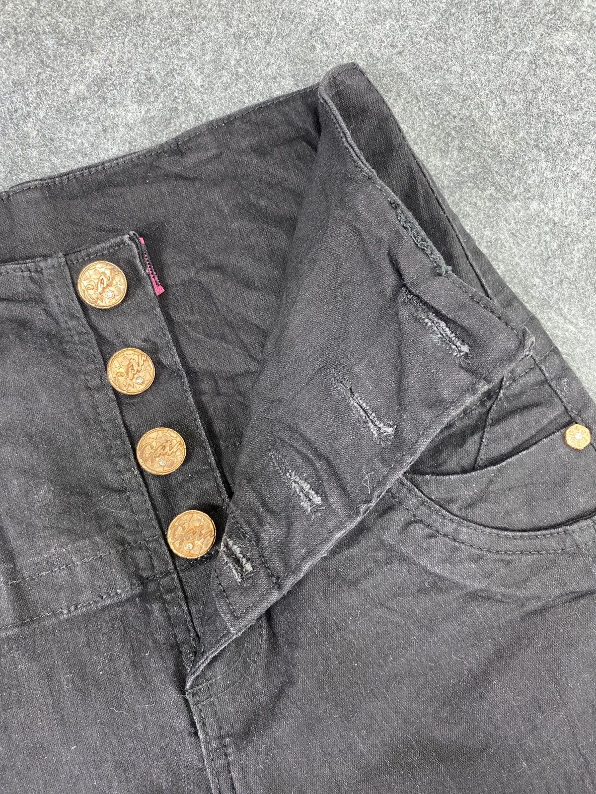 Jean Gata Black Denim - J1017 Size 26" / US 2 / IT 38 - 9 Thumbnail