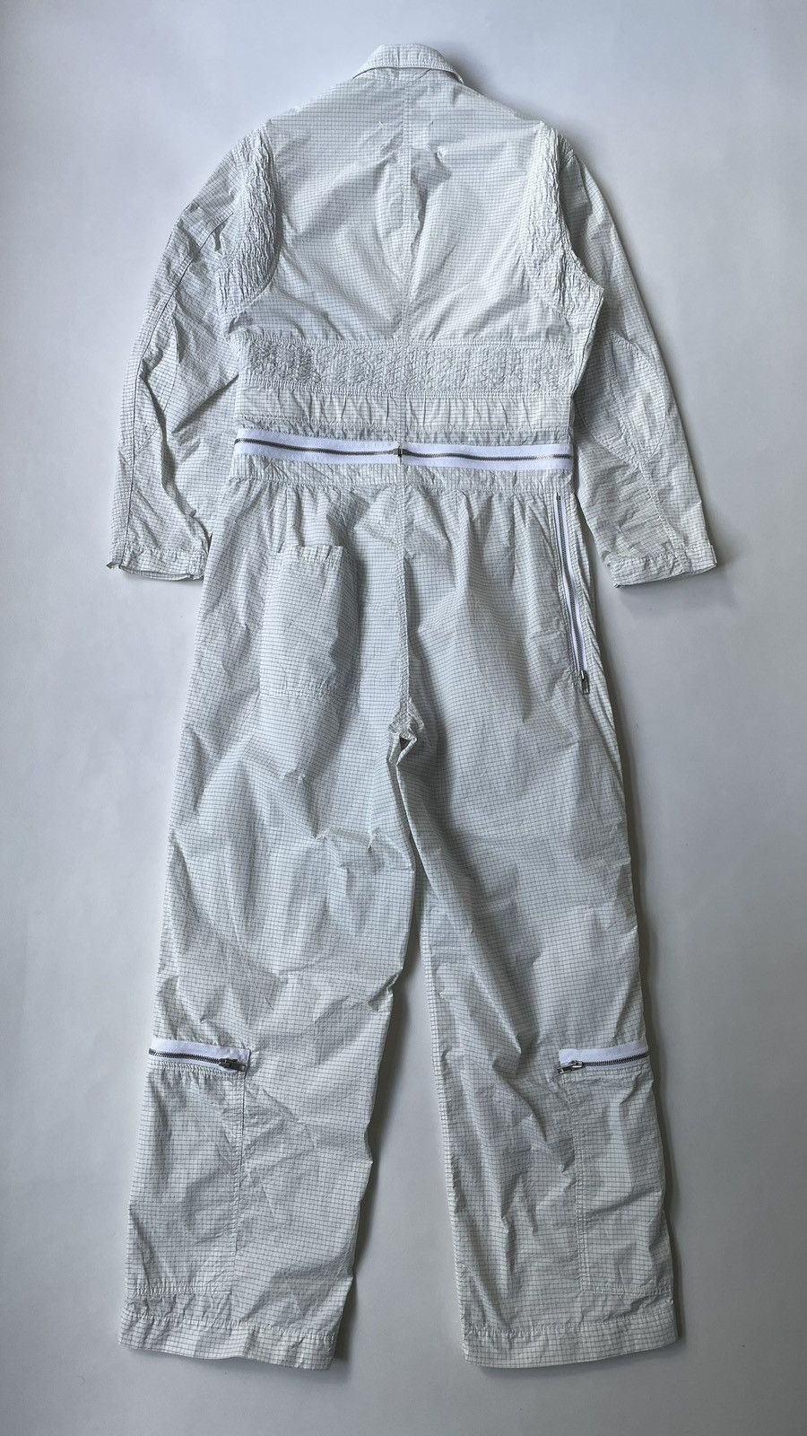 Maison Margiela S/S 19 Grid Check Nylon Flight Suit / Boiler Suit Size US S / EU 44-46 / 1 - 12 Thumbnail