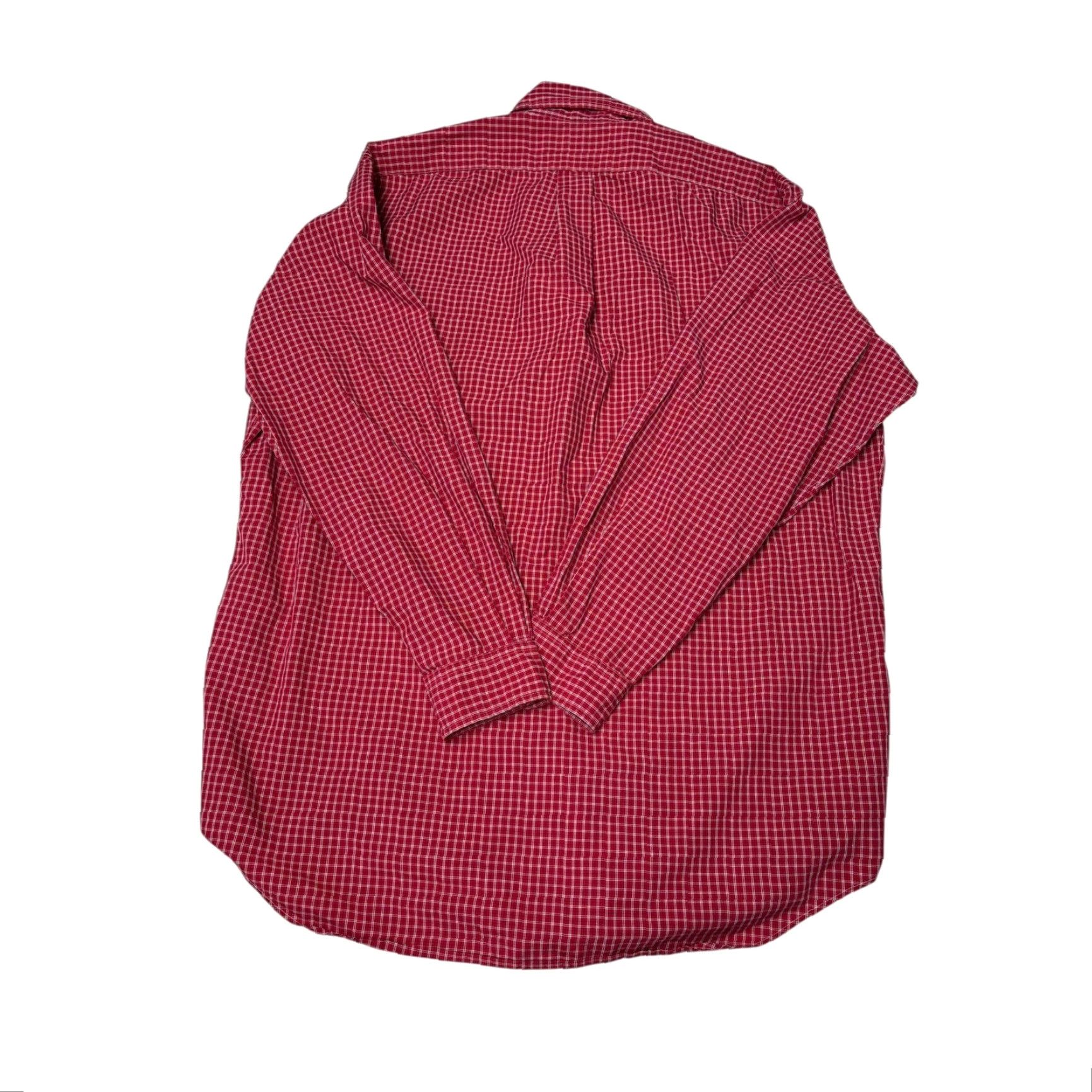 Ralph Lauren Ralph Lauren Yarmouth Men's Red Gingham Button-Down Shirt Check Casual Classic Fit Long Sleeve 16 1/2 34/35 Mens Size US L / EU 52-54 / 3 - 6 Thumbnail