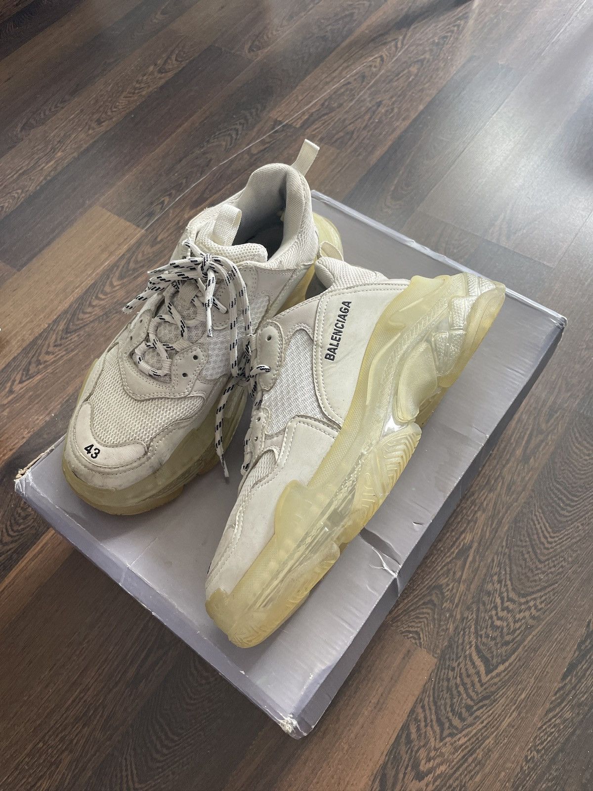 Balenciaga Balenciaga Triple S Clear Sole Grailed