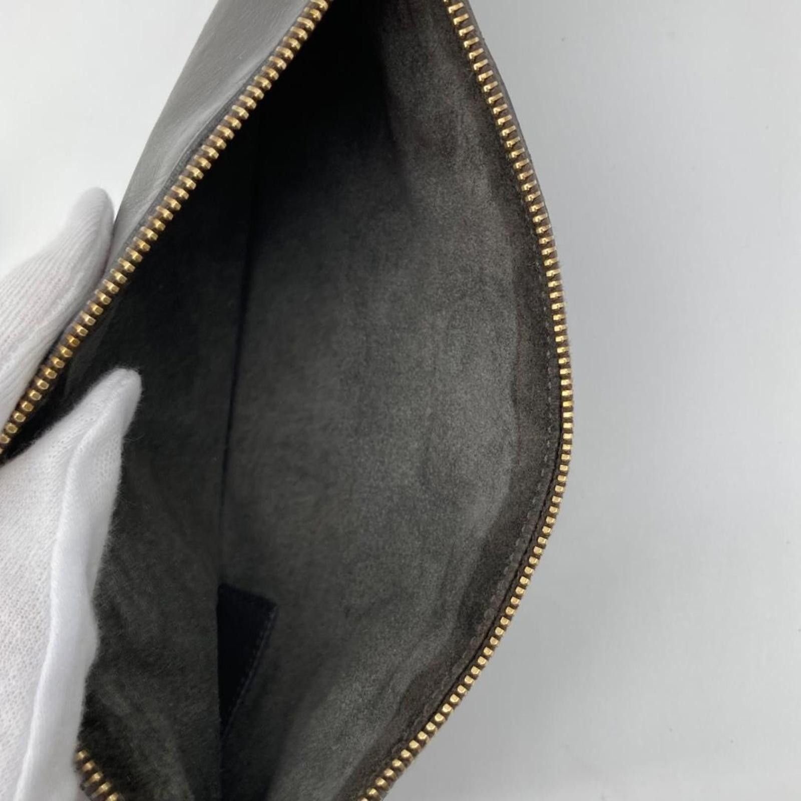 Saint Laurent Paris Saint Laurent - Grey Leather Tote Bag with Pouch Size ONE SIZE - 7 Thumbnail