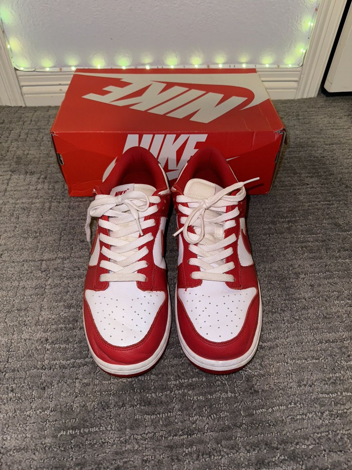 Nike Nike Dunk Low St. John’s (Red) Size US 10 / EU 43 - 3 Thumbnail