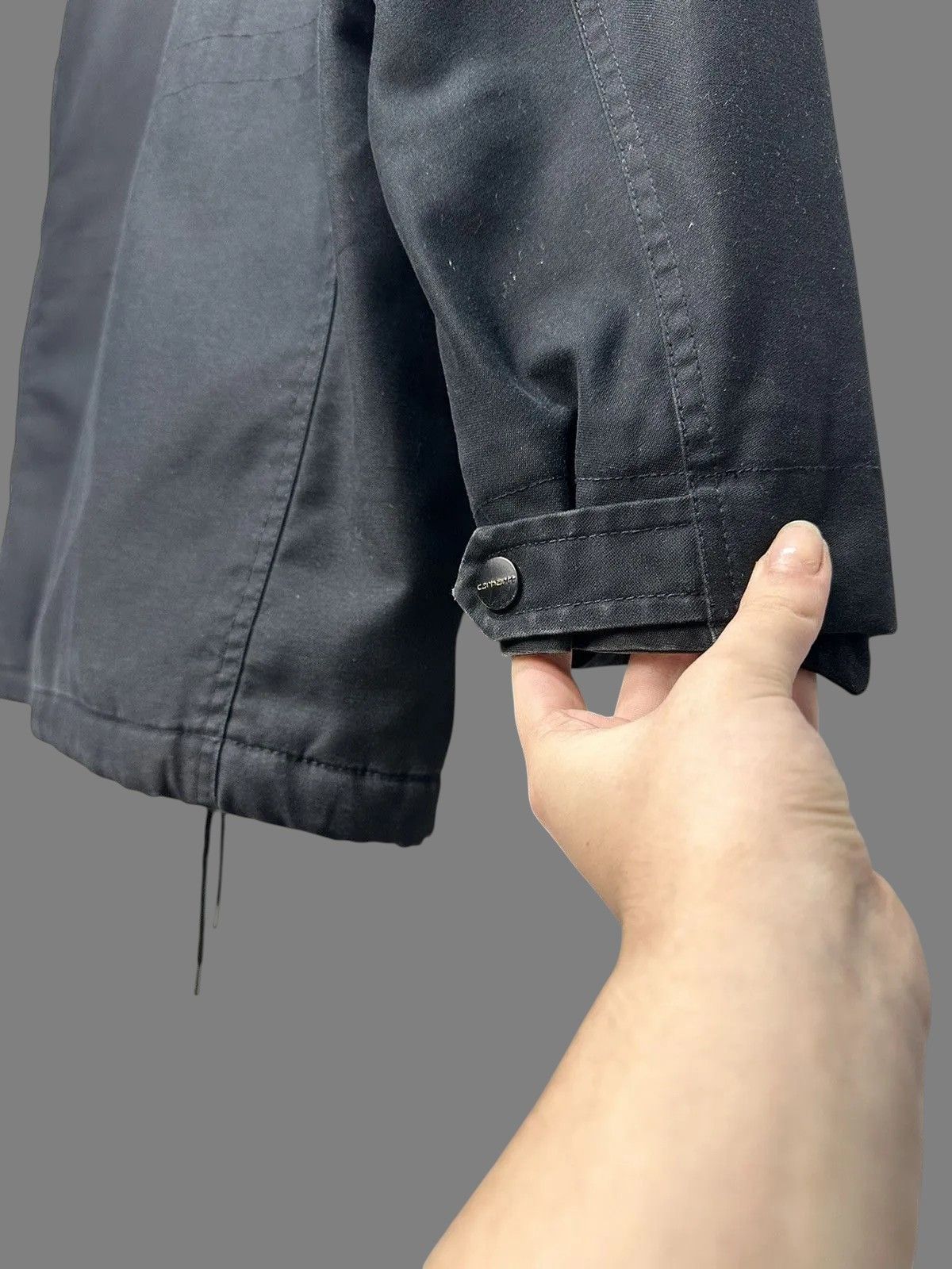 Carhartt Carhartt Black Parka Workwear Jacket Utility 90s Size US L / EU 52-54 / 3 - 15 Thumbnail