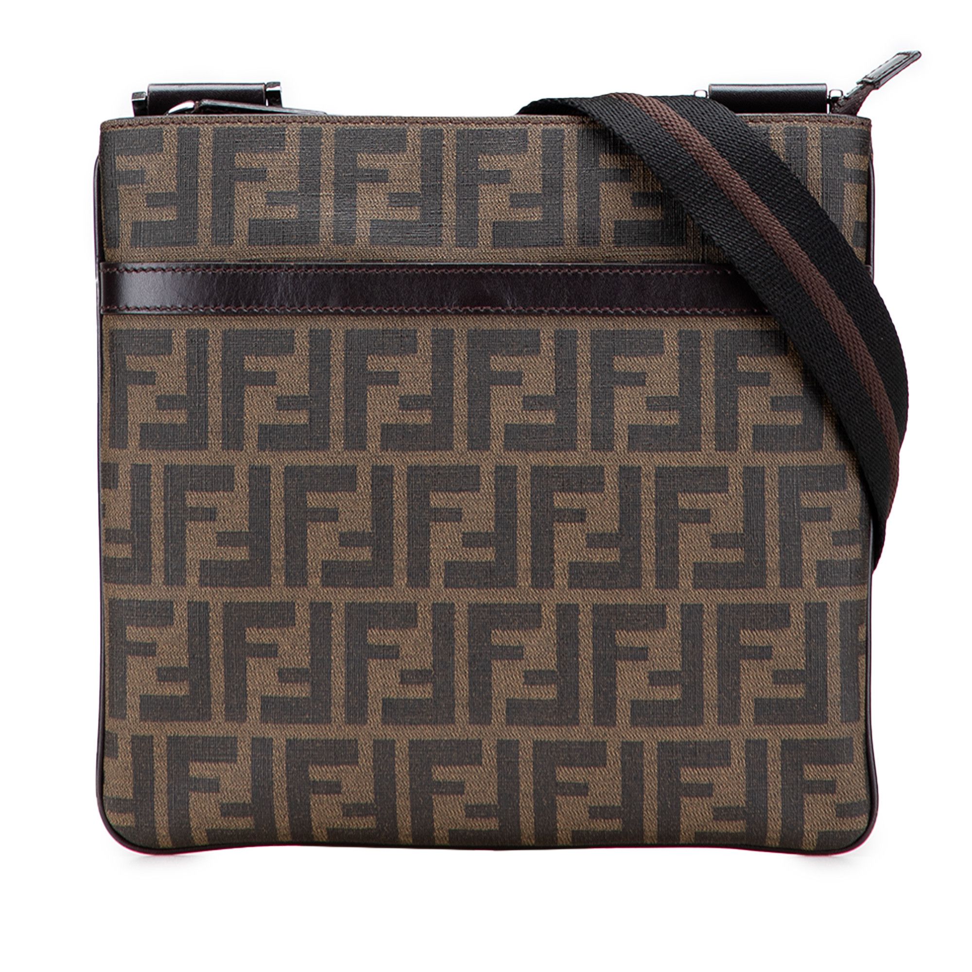 Fendi Fendi Zucca Coated Canvas Crossbody Size ONE SIZE - 1 Thumbnail