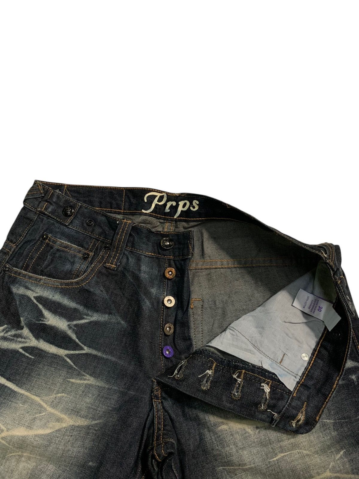 Prps FLARE PRPS CLAWMARK JAPANESE RUSTY PUNK STYLE DENIM Size US 30 / EU 46 - 12 Thumbnail