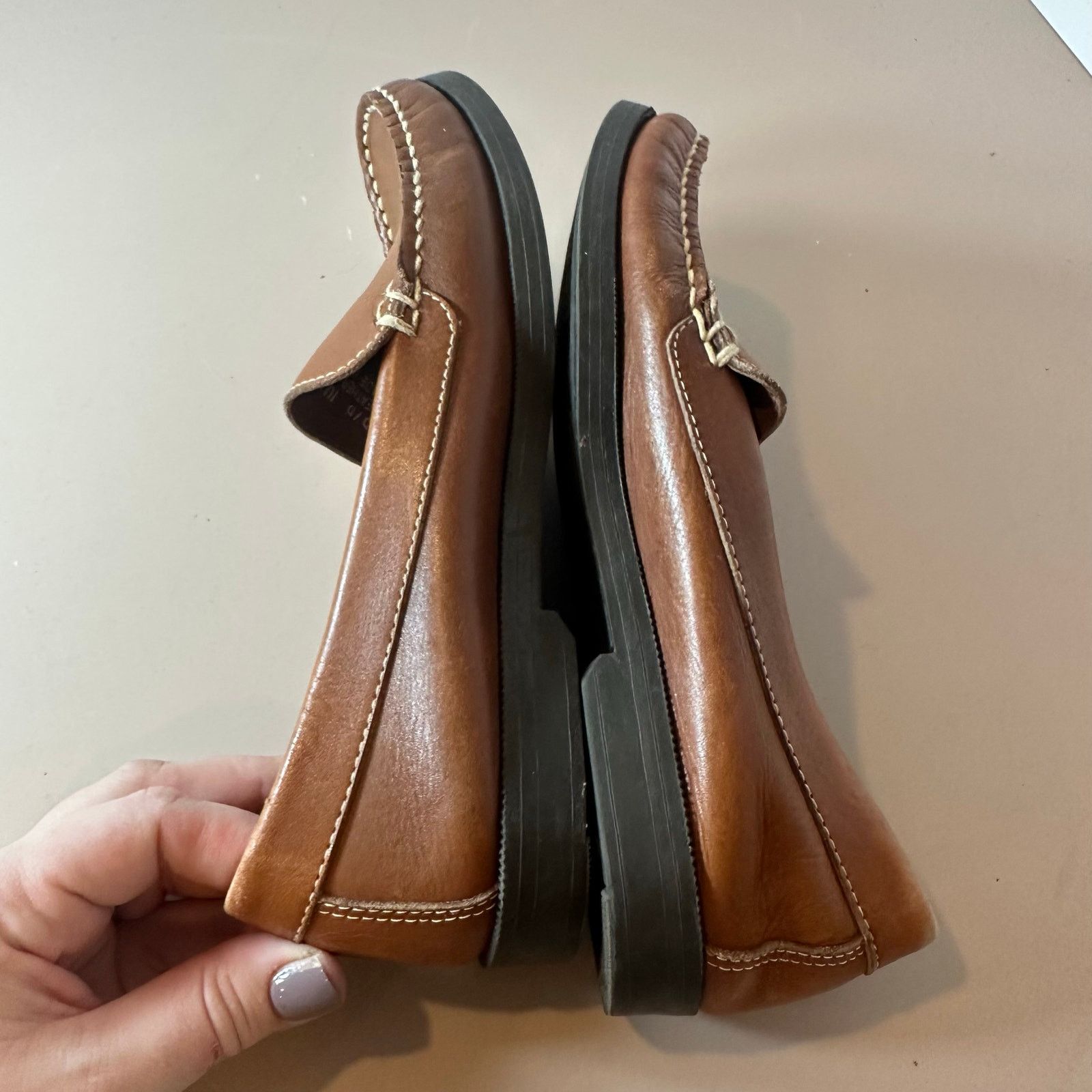 Other Decoys Auditions Leather Slip On Loafers Flats 10.5 10.5N Size US 10.5 / IT 40.5 - 6 Thumbnail