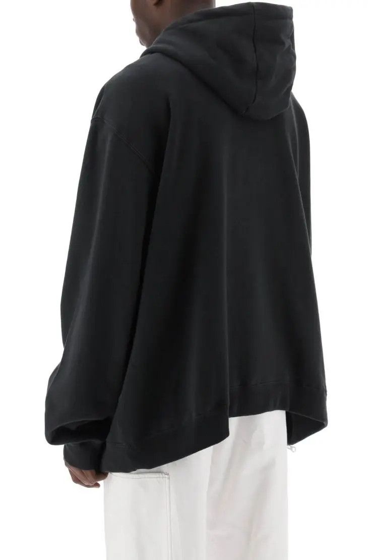 Maison Margiela o1s22i1n0324 Maxi Zip-Up Sweatshirt in Black Size US M / EU 48-50 / 2 - 3 Thumbnail