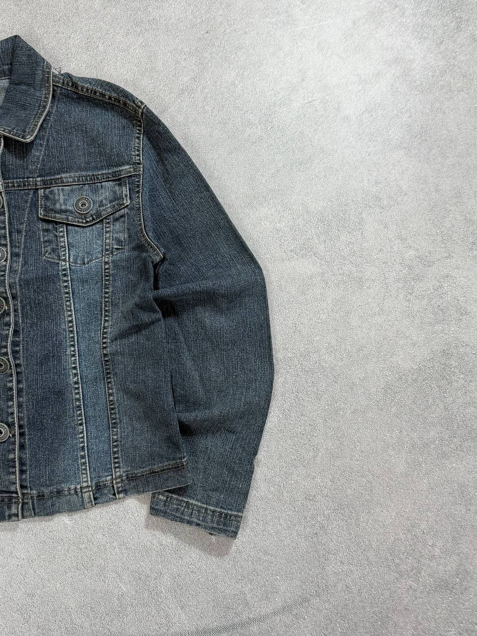 Japanese Brand Denim buttons hype hysteric glamour style denim jacket y2k Size US S / EU 44-46 / 1 - 6 Thumbnail