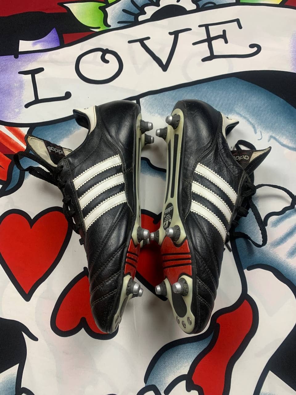 Adidas Adidas World Cup 2002 SG Leather soccer boots Size 11.5US Size US 11.5 / EU 44-45 - 3 Thumbnail