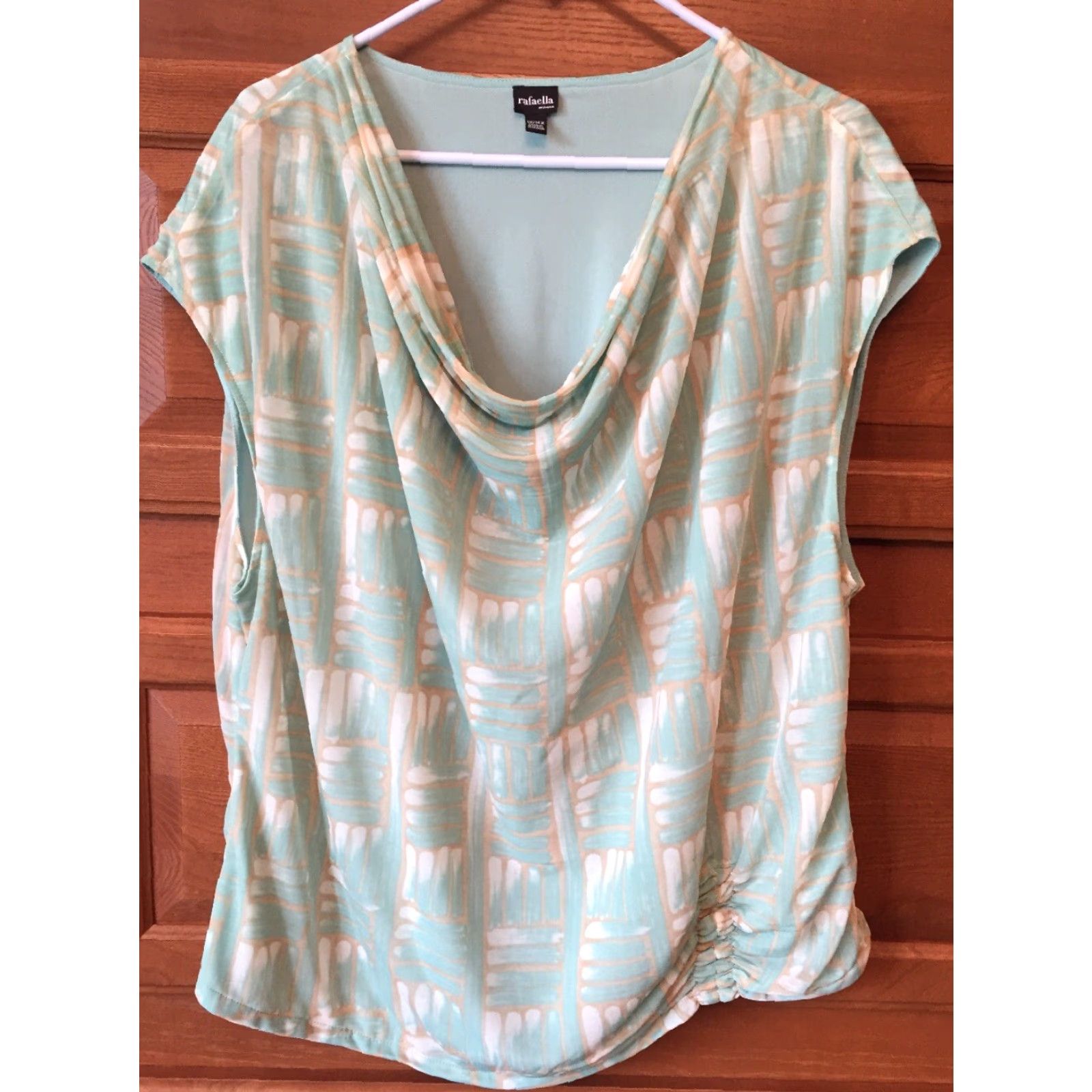 Vintage VINTAGE Rafaella Blouse Shirt Women Plus Size 3X Light Blue Sleeveless 26in 26in Womens Size XXL / US 16-18 / IT 52-54 - 2 Thumbnail