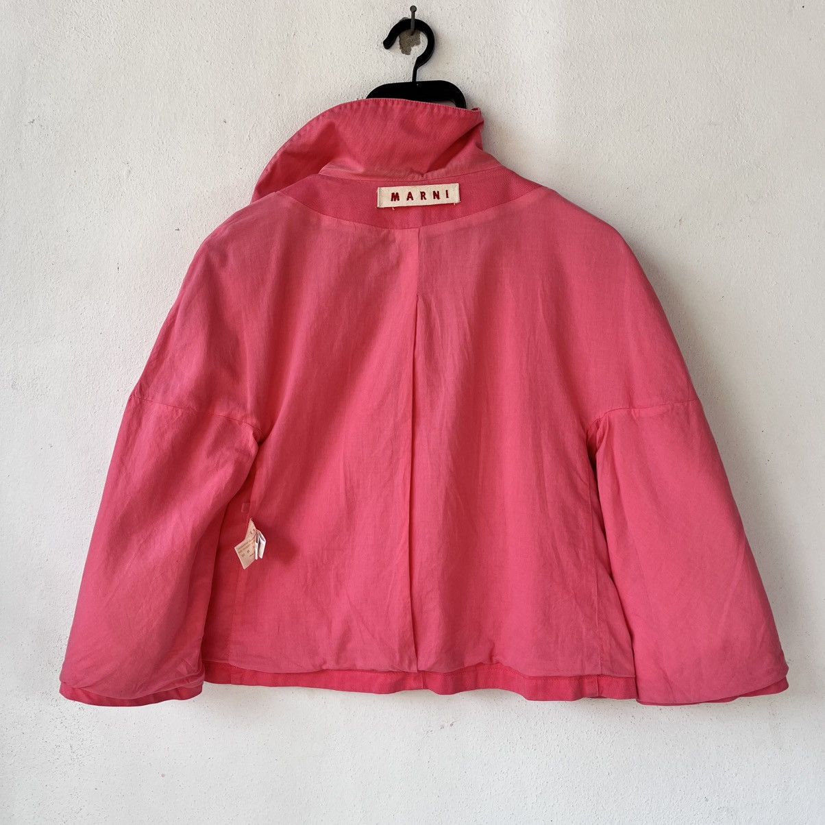 Marni Marni Cropped Peter Pan Collar Cotton Jacket Made in Italy Size XS / US 0-2 / IT 36-38 - 11 Thumbnail