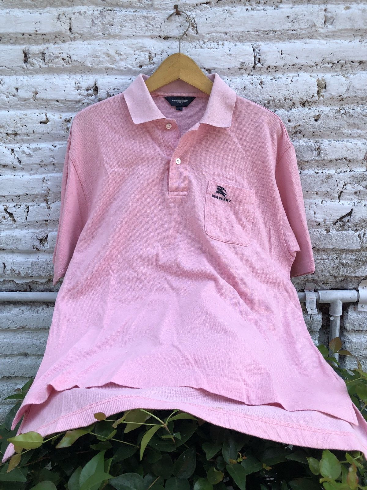 Burberry × Vintage BURBERRY GOLF POLO NOVA SHIRT Size US L / EU 52-54 / 3 - 1 Thumbnail