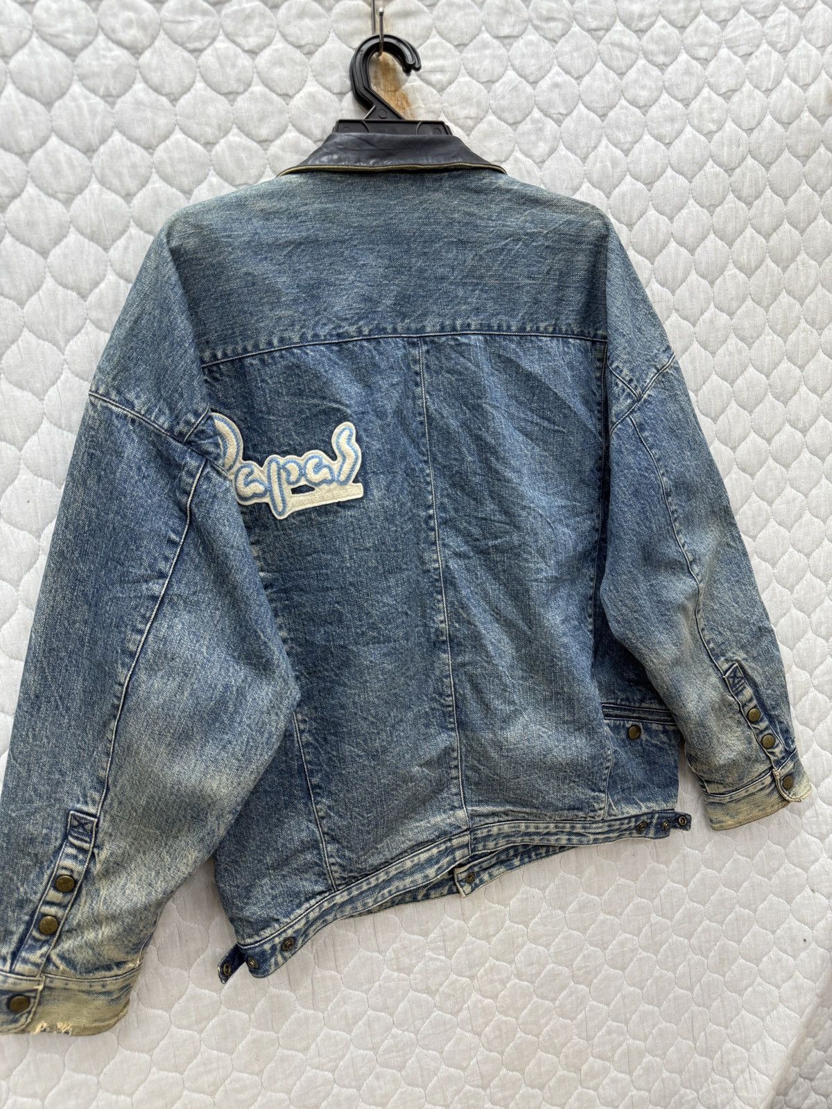 Japanese Brand 🔥🔥💥ARCHIVE PAPAS DENIM JACKET Size US L / EU 52-54 / 3 - 14 Thumbnail