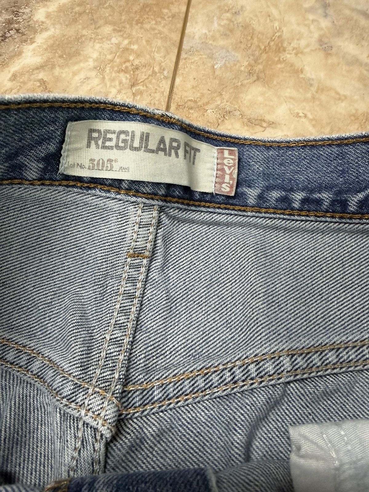 Levi's Levi’s Vintage 505 Light Wash Distressed Denim Size US 34 / EU 50 - 5 Thumbnail