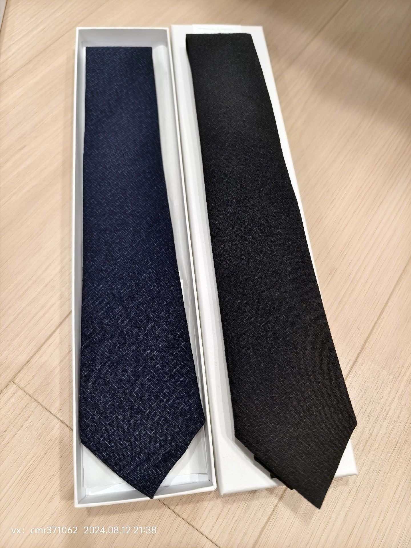 Vintage VISVIM 24SS Necktie Navy Wool/Linen/Silk Irr Cross Size ONE SIZE - 1 Thumbnail