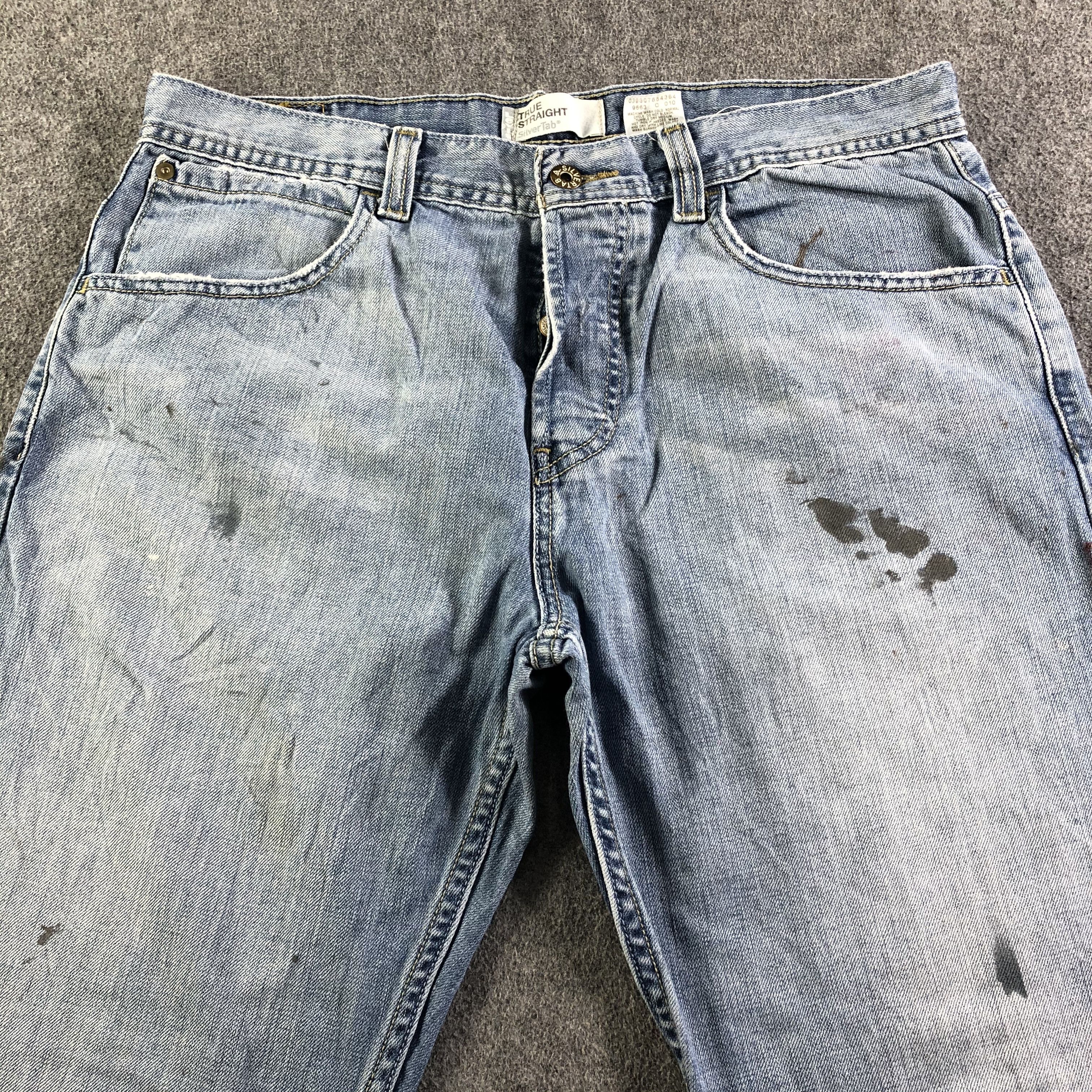 Levi's Vintage Blue Wash Levis SilverTab Jeans-J3457 Size US 35 - 3 Thumbnail