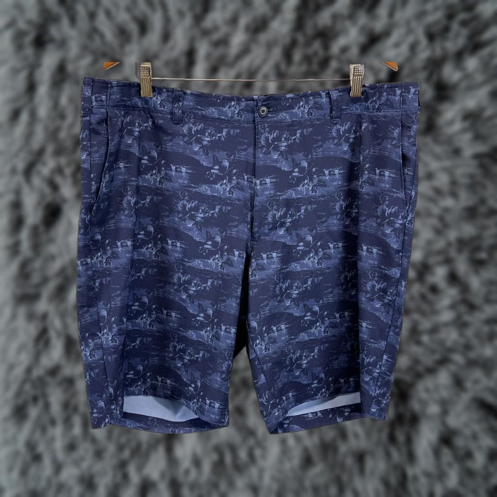 Hogan Ben Hogan Golf Shorts Sz 42 Mens Floral Tropical Blue Lightweight Pocket Polyester Spandex Front Flat Pockets Mens Size US 42 / EU 58 - 1 Thumbnail