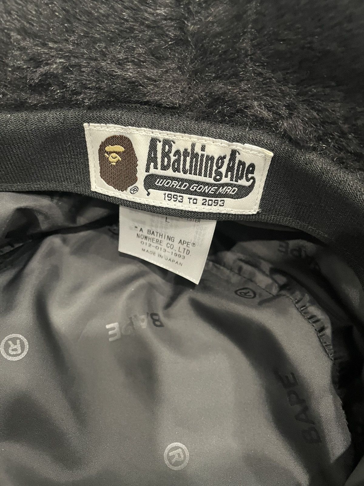 Bape BAPE Neon Camo Fur Hat Mens Size ONE SIZE - 3 Thumbnail