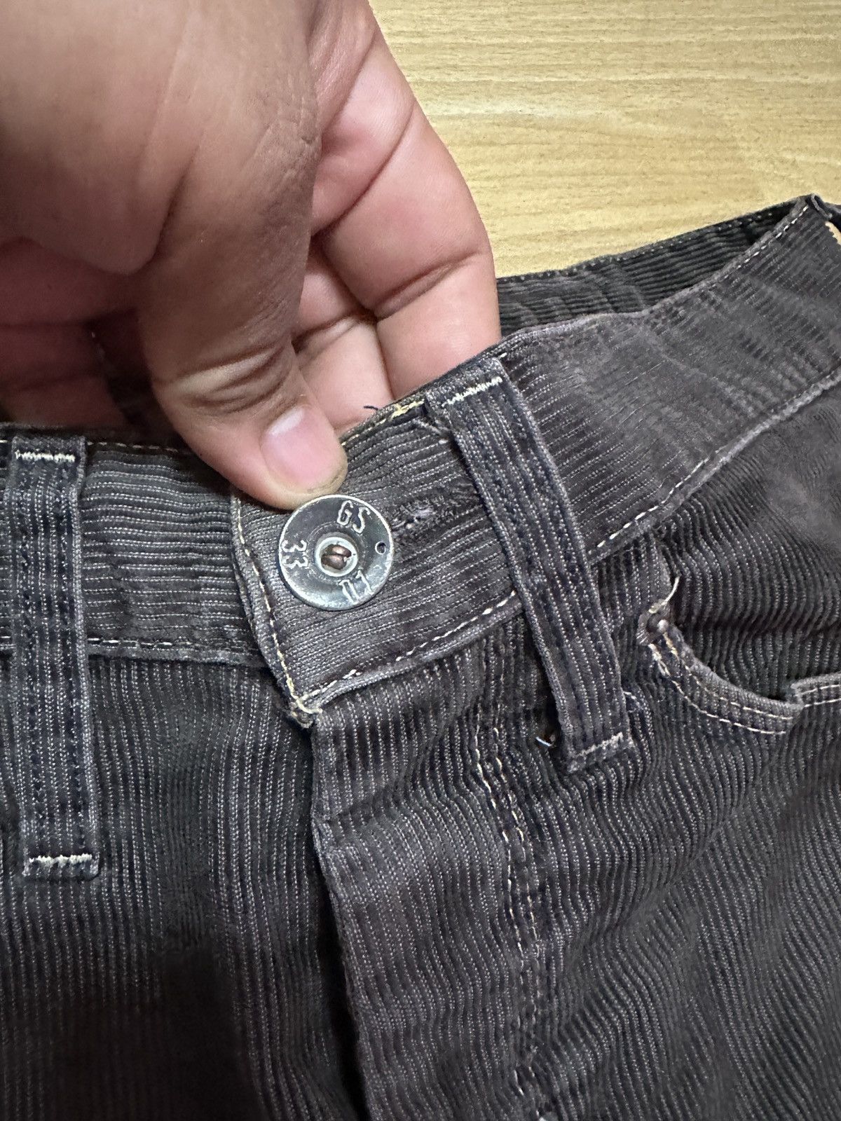 G-Star × Vintage Rare🔥G Star Raw Corduroy Denim Size US 31 - 5 Thumbnail