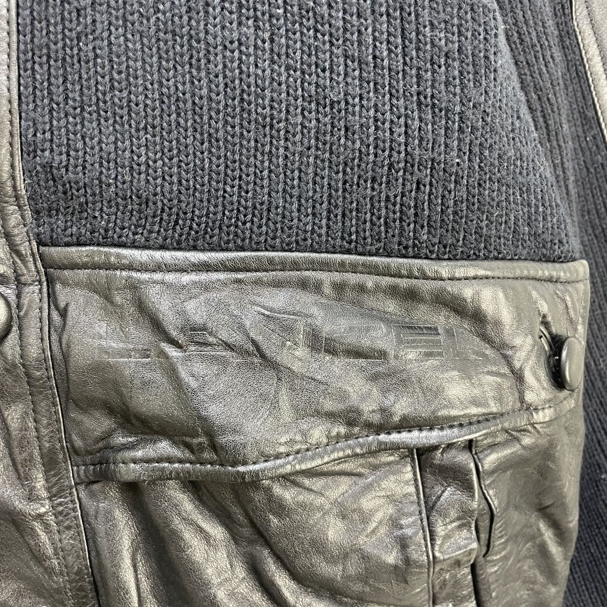 Designer 💥Vintage Lancel Paris Bomber Leather Jacket Size US L / EU 52-54 / 3 - 6 Thumbnail