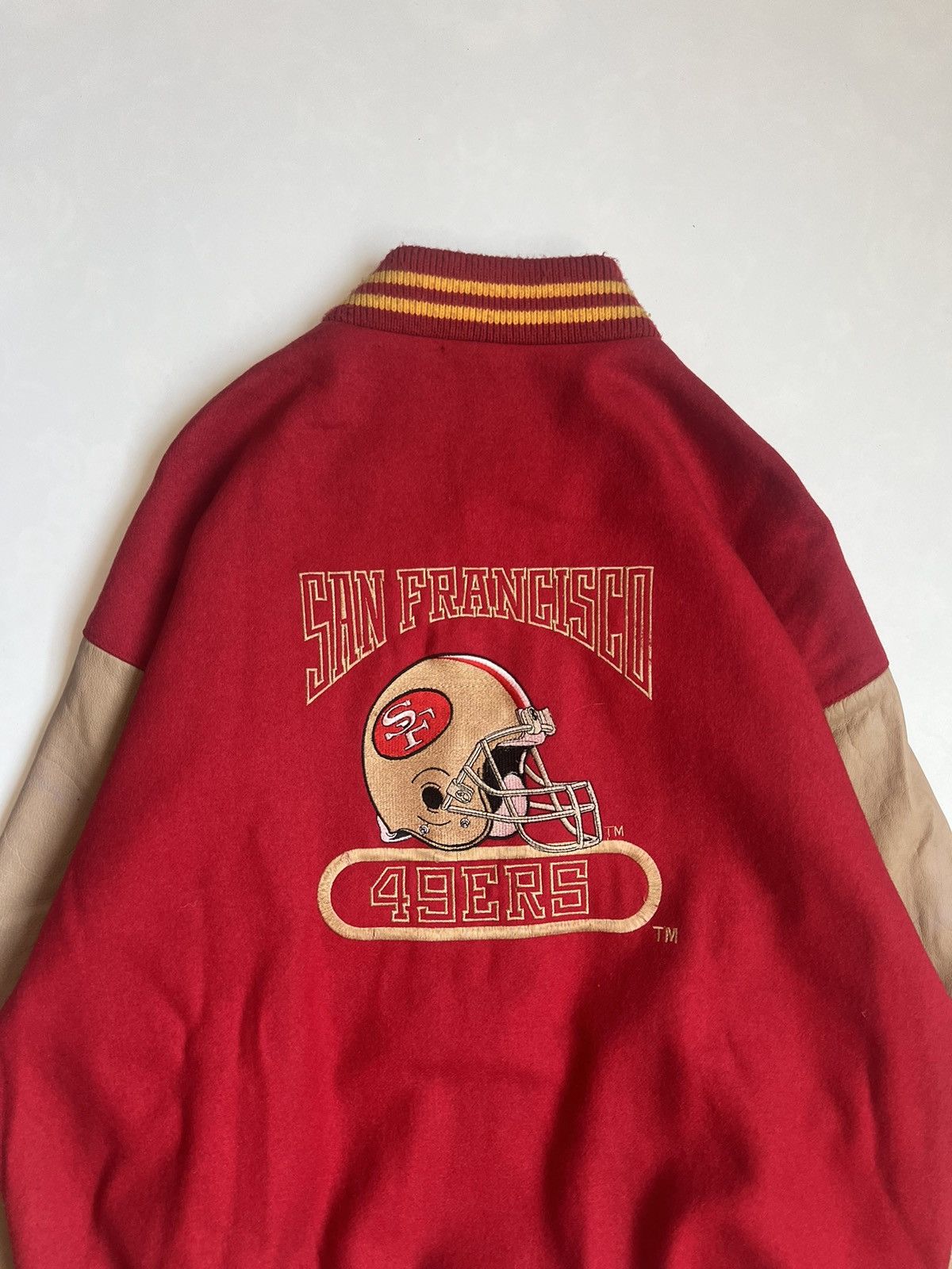 NFL 90's San Francisco 49Ers Wool Varsity Jacket Size US L / EU 52-54 / 3 - 9 Thumbnail
