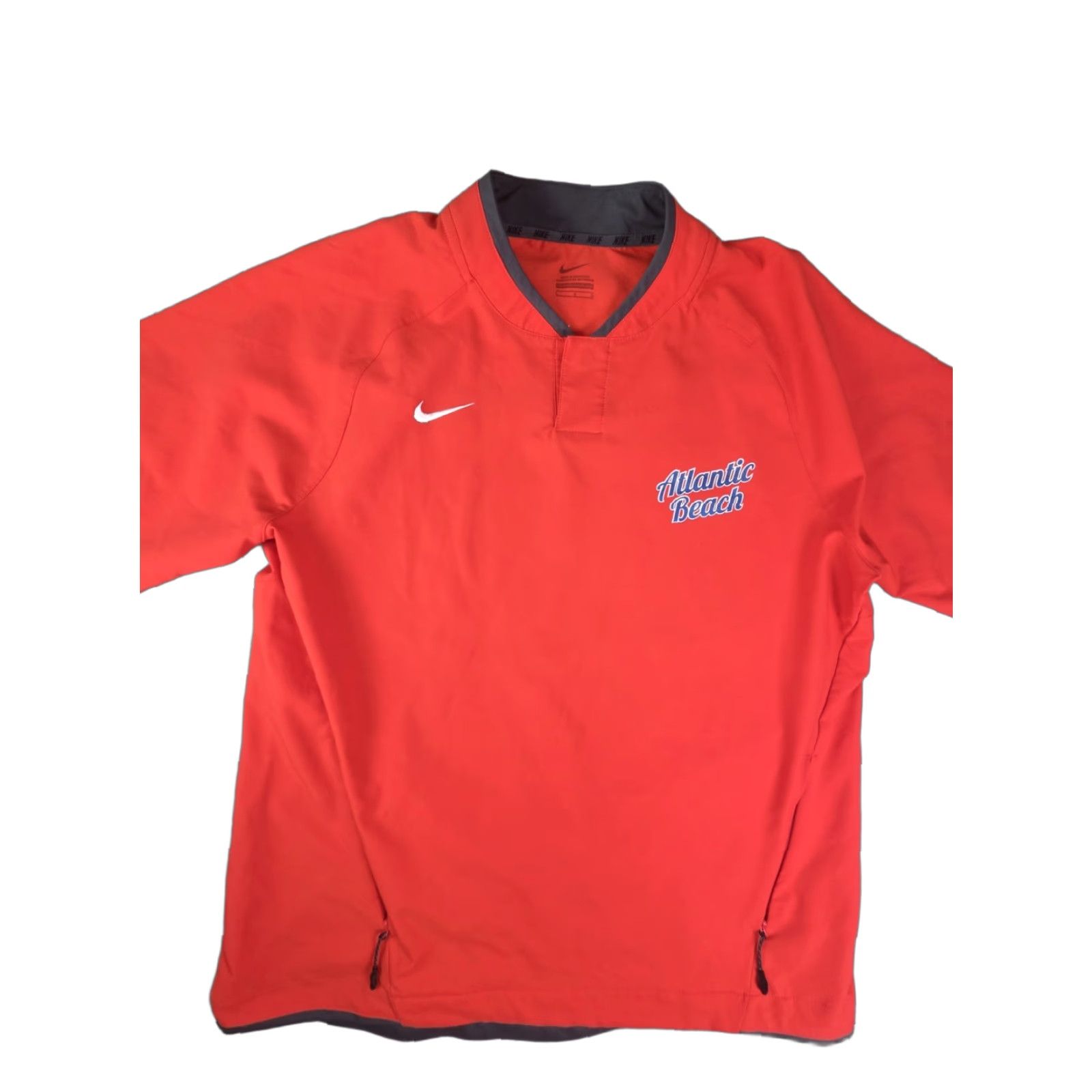Nike Nike Pullover Jersey Beach Windbreaker Red L Men Size Large Size US L / EU 52-54 / 3 - 1 Thumbnail