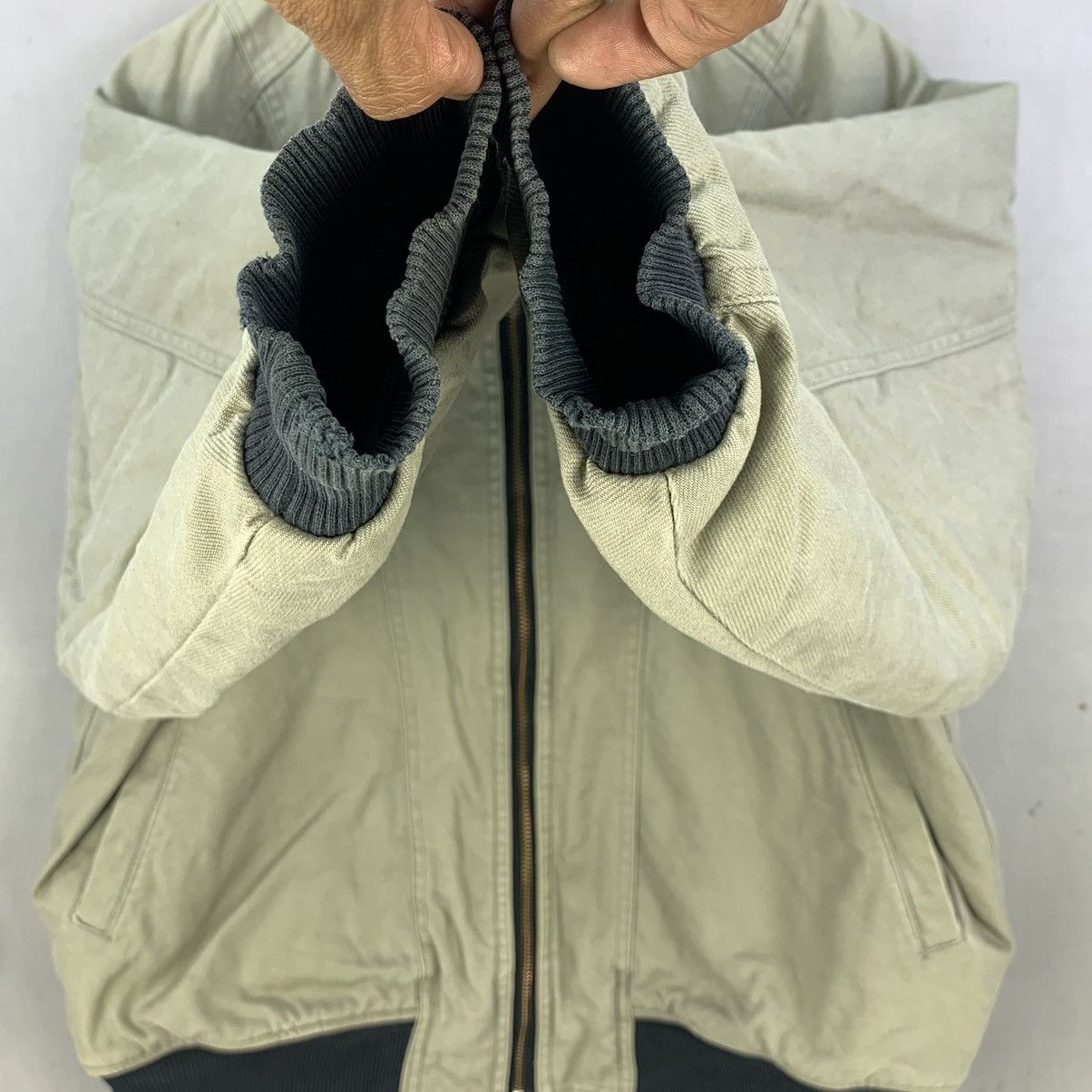 Japanese Brand Vintage 90s Japan Made Bomber Jacket Workwear Style Size US XL / EU 56 / 4 - 6 Thumbnail