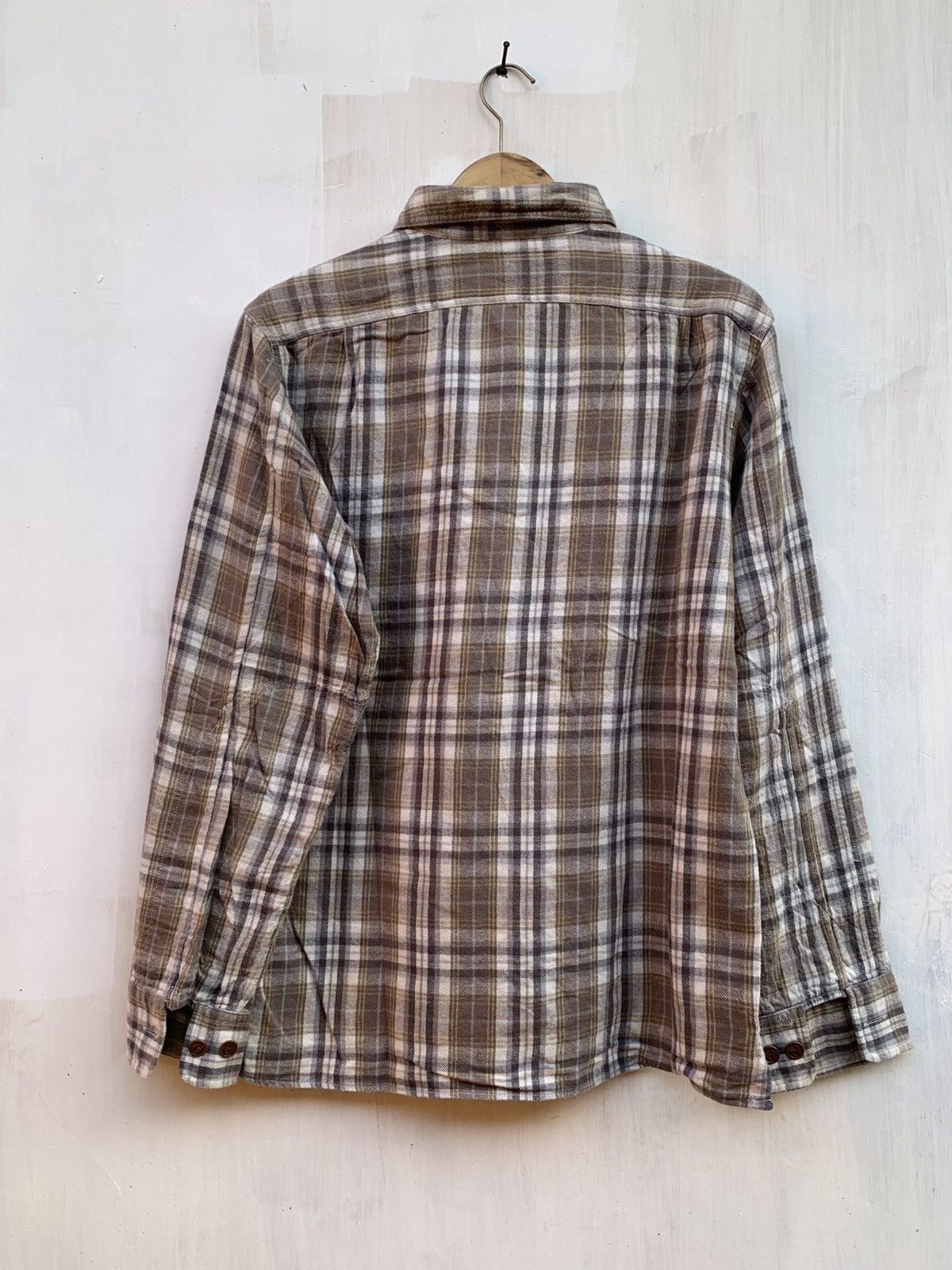 Bape Vintage japanese brand a bathing ape flannel shirt Size US M / EU 48-50 / 2 - 4 Thumbnail