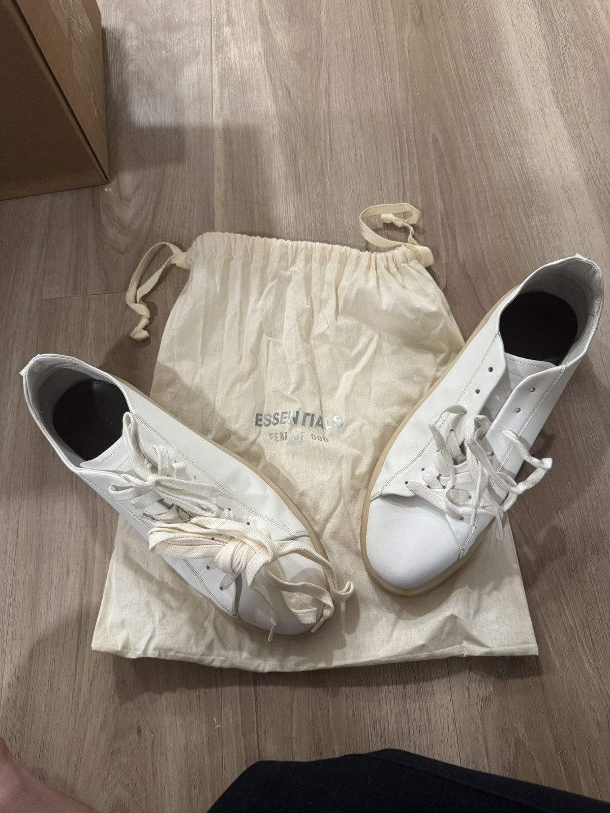 Essentials × Fear of God Fear of God Essentials Tennis Low ‘White’ Size US 10 / EU 43 - 1 Thumbnail