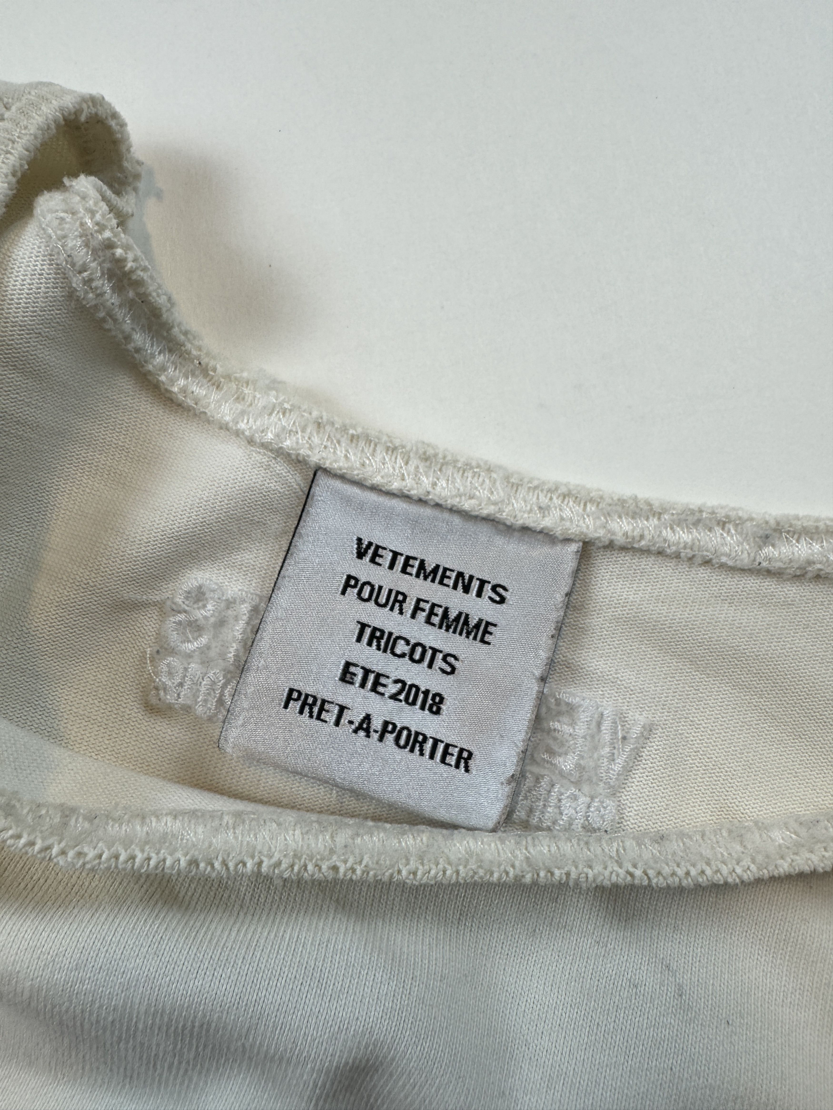 Vetements Vetements Hip Hop Cut Tee Size US S / EU 44-46 / 1 - 8 Thumbnail