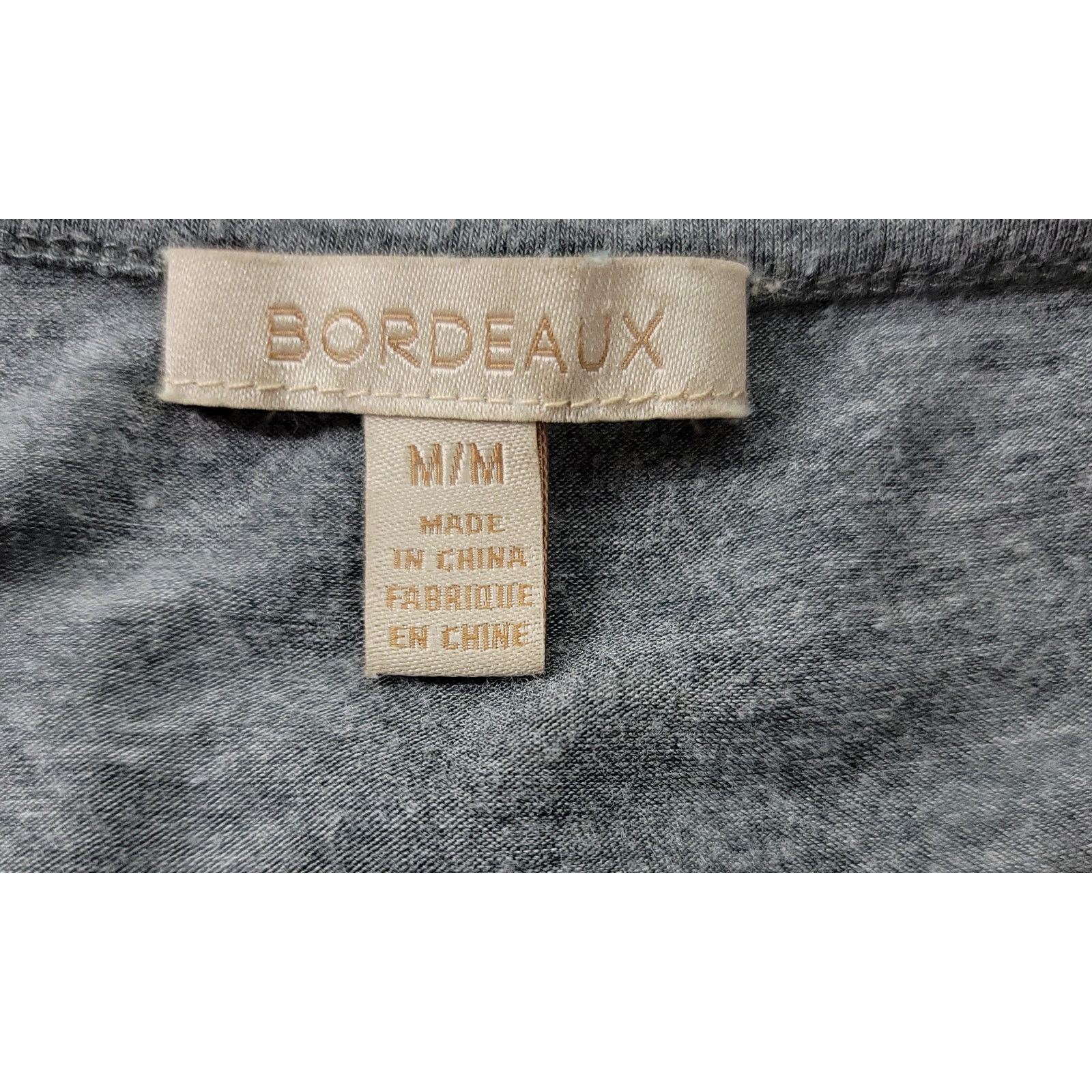 Other Bordeaux Anthropologie Gray Yellow Striped Hi Low Hem Top M Size M / US 6-8 / IT 42-44 - 3 Thumbnail
