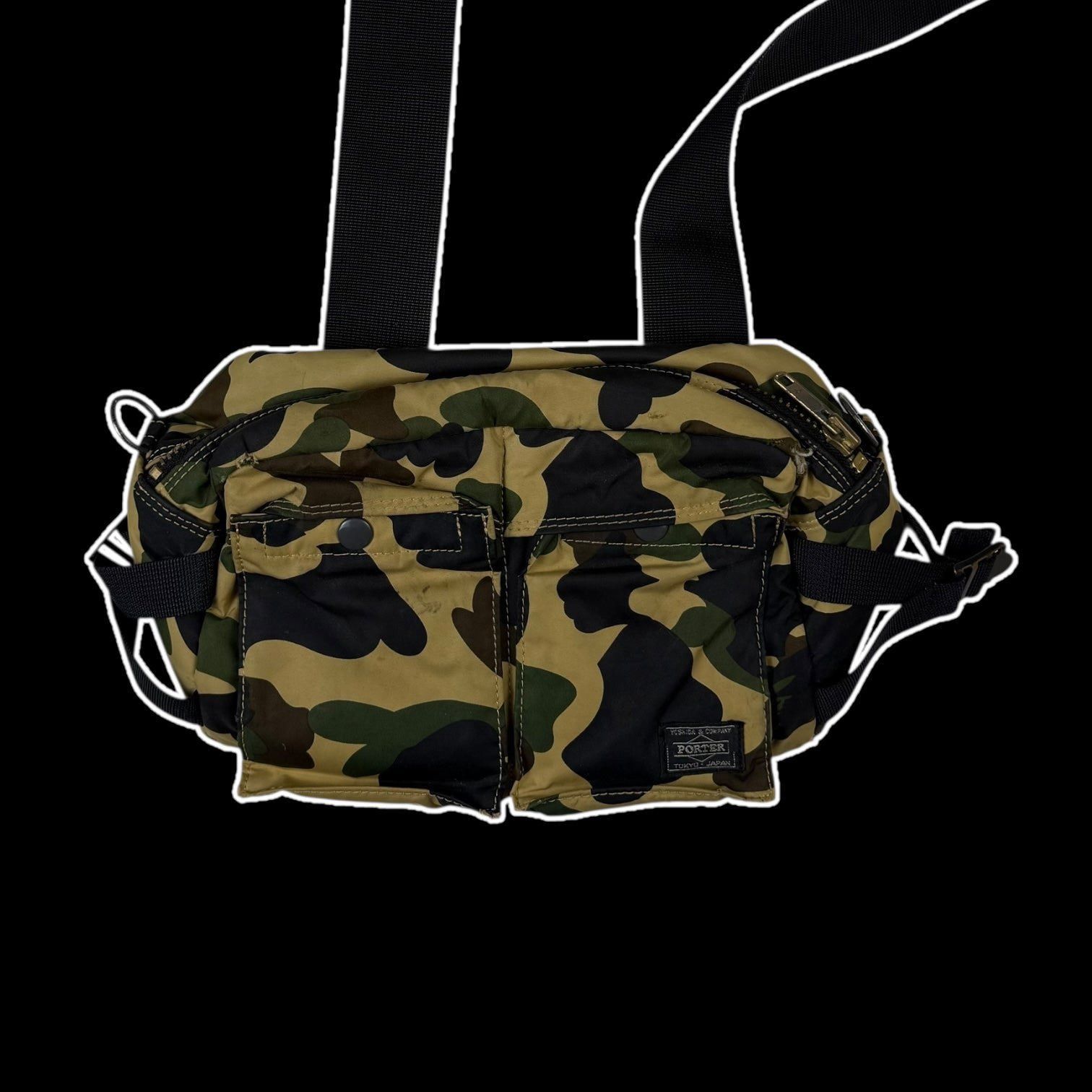 BAPE (A Bathing Ape) x Porter 1st Camo Waist Bag
