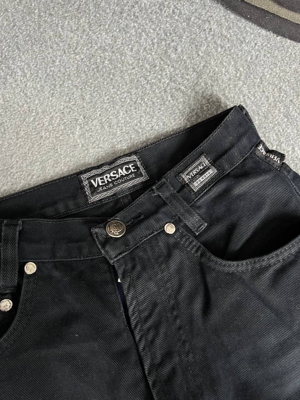 Versace Versace Jeans Couture Vintage Denim Black 90's Pants Size 28" / US 6 / IT 42 - 6 Thumbnail