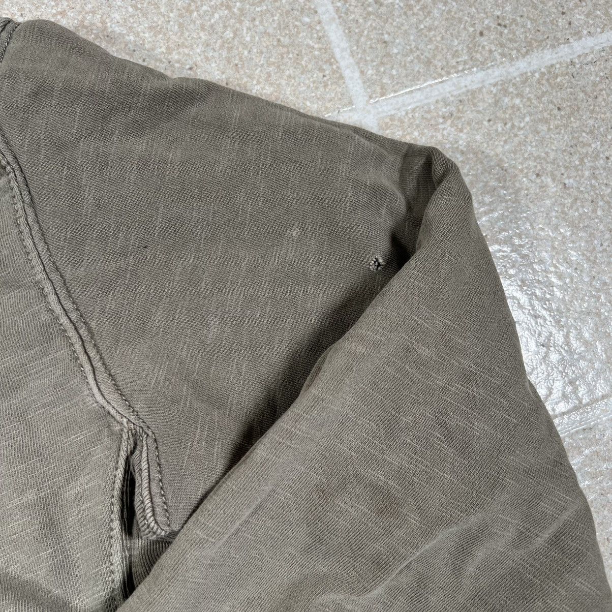 RVCA RVCA Crew Neck Sweater Gray Olive Chest Logo Long Sleeve Size US M / EU 48-50 / 2 - 3 Thumbnail