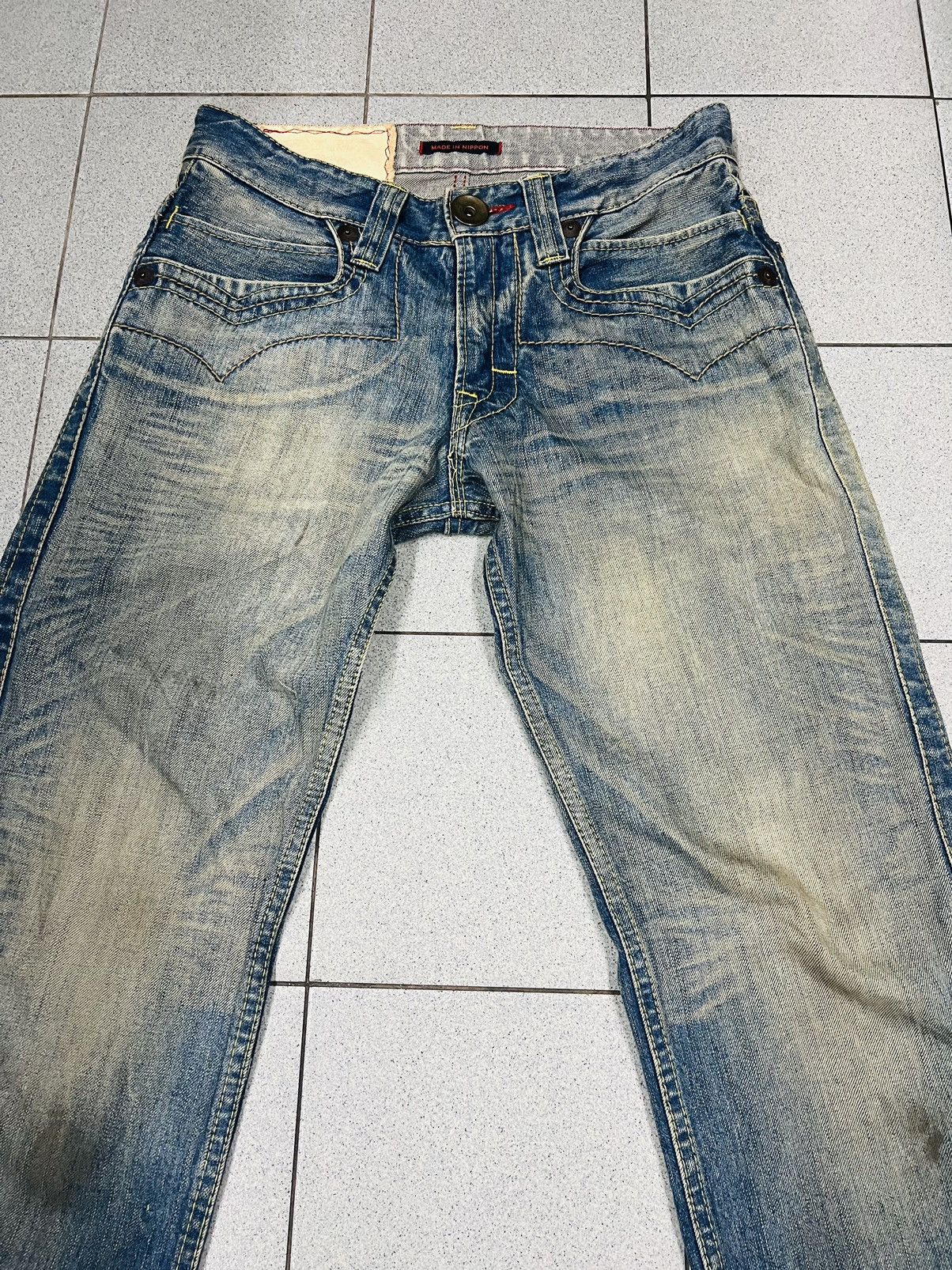 14th Addiction × Beauty Beast × Japan Blue Vintage Blue Way Rusty Flare Denim Size US 30 / EU 46 - 5 Thumbnail